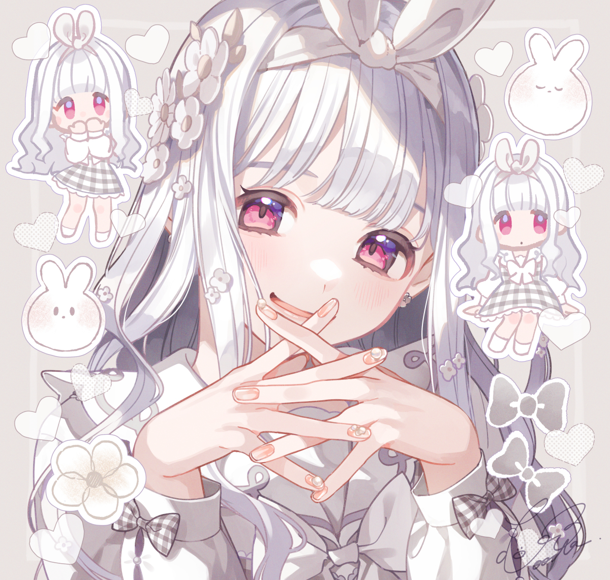 图片[16]-二次元COS分享闪耀动人 – 白发＆银发角色 插画-二次元COS分享次元吧