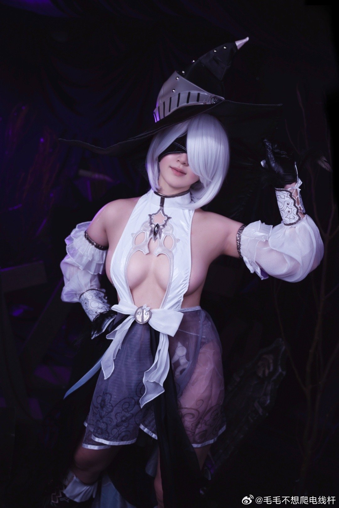 图片[3]-二次元COS分享[COSplay]尼尔机械纪元 2B魔法师同人-二次元COS分享次元吧