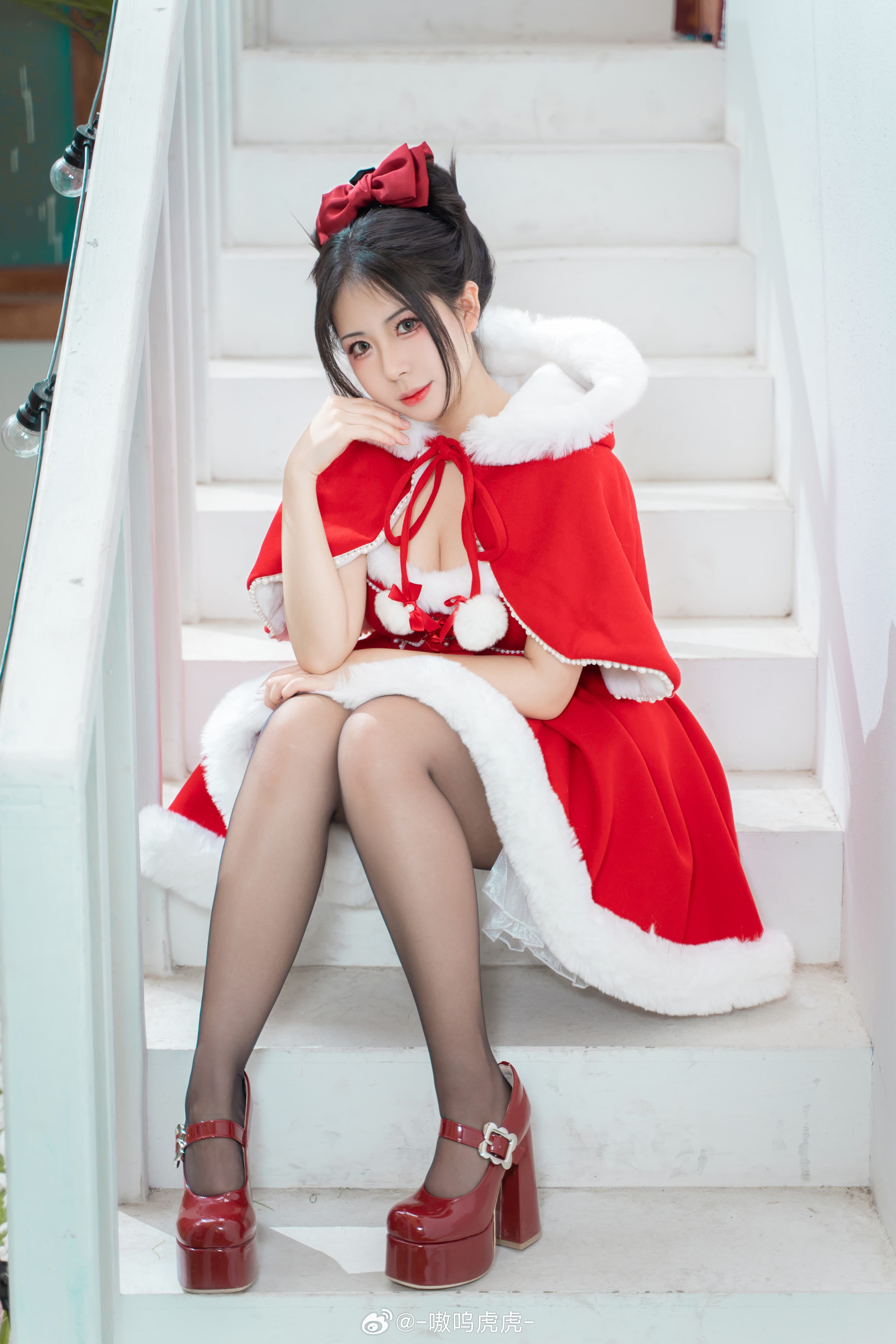 图片[4]-二次元COS分享[COSplay]被四面八方的圣诞气息包裹住啦