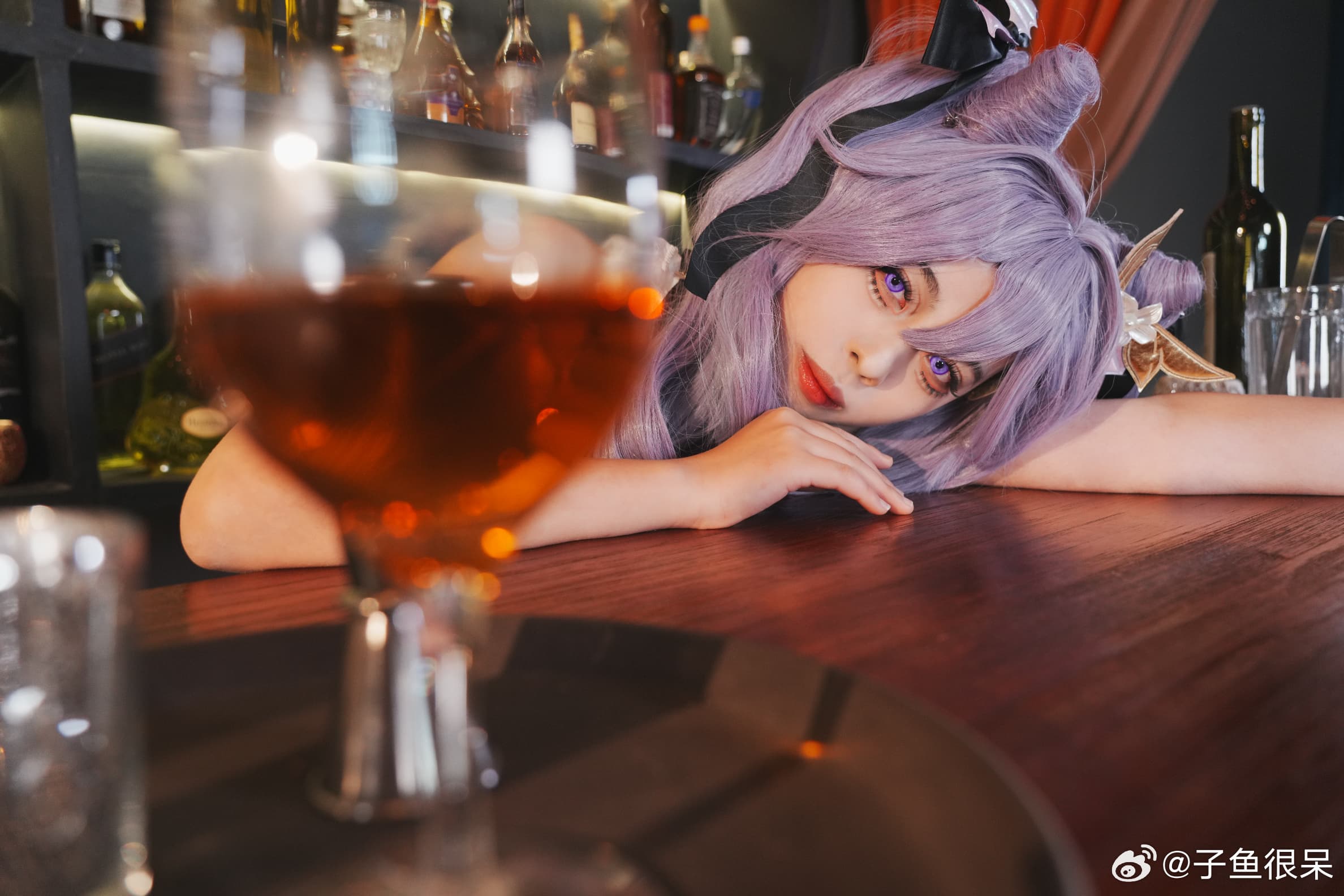 图片[1]-二次元COS分享[COSplay]刻晴同人魅魔拘束女仆-二次元COS分享次元吧