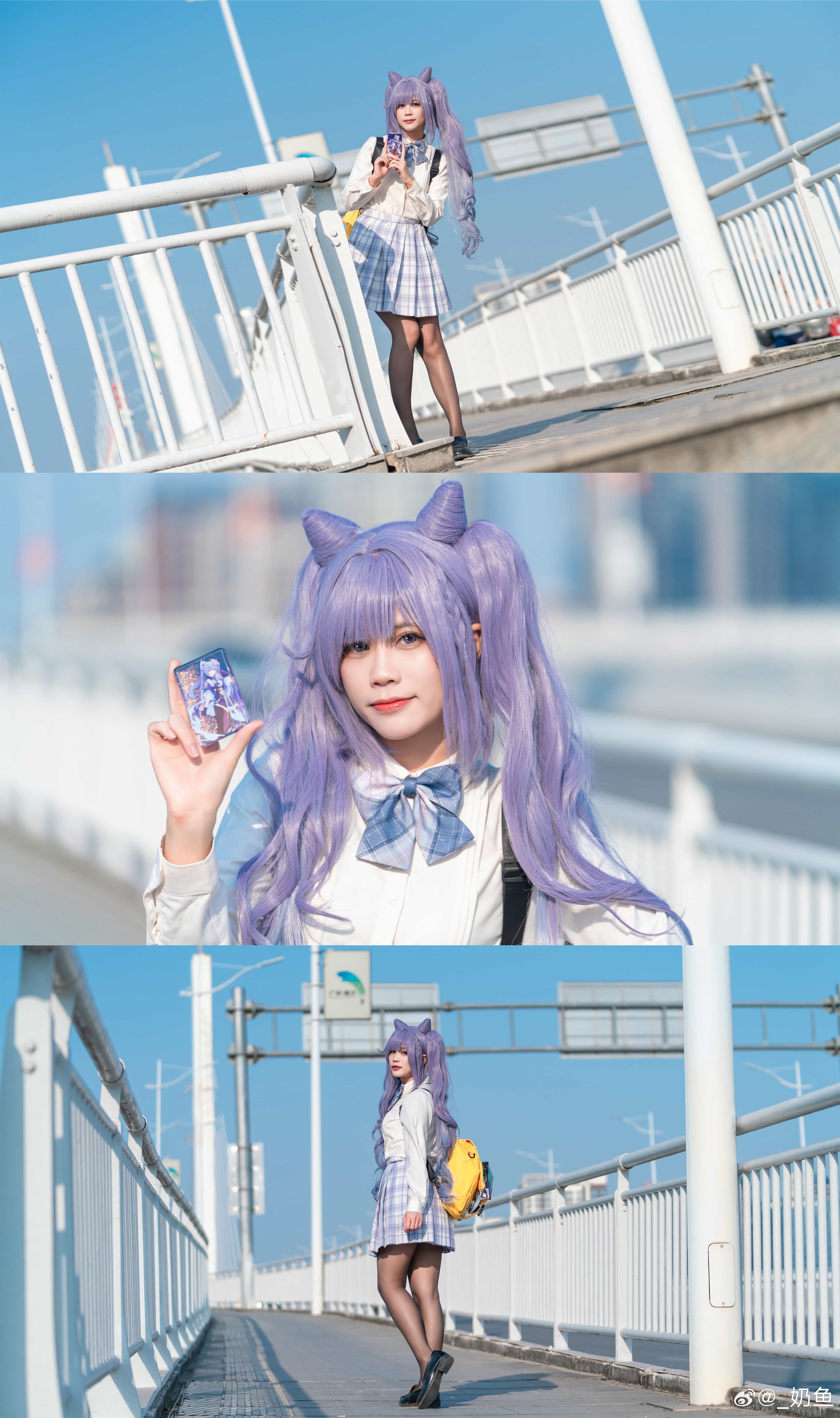 图片[1]-二次元COS分享[COSplay] 原神 刻晴 JK