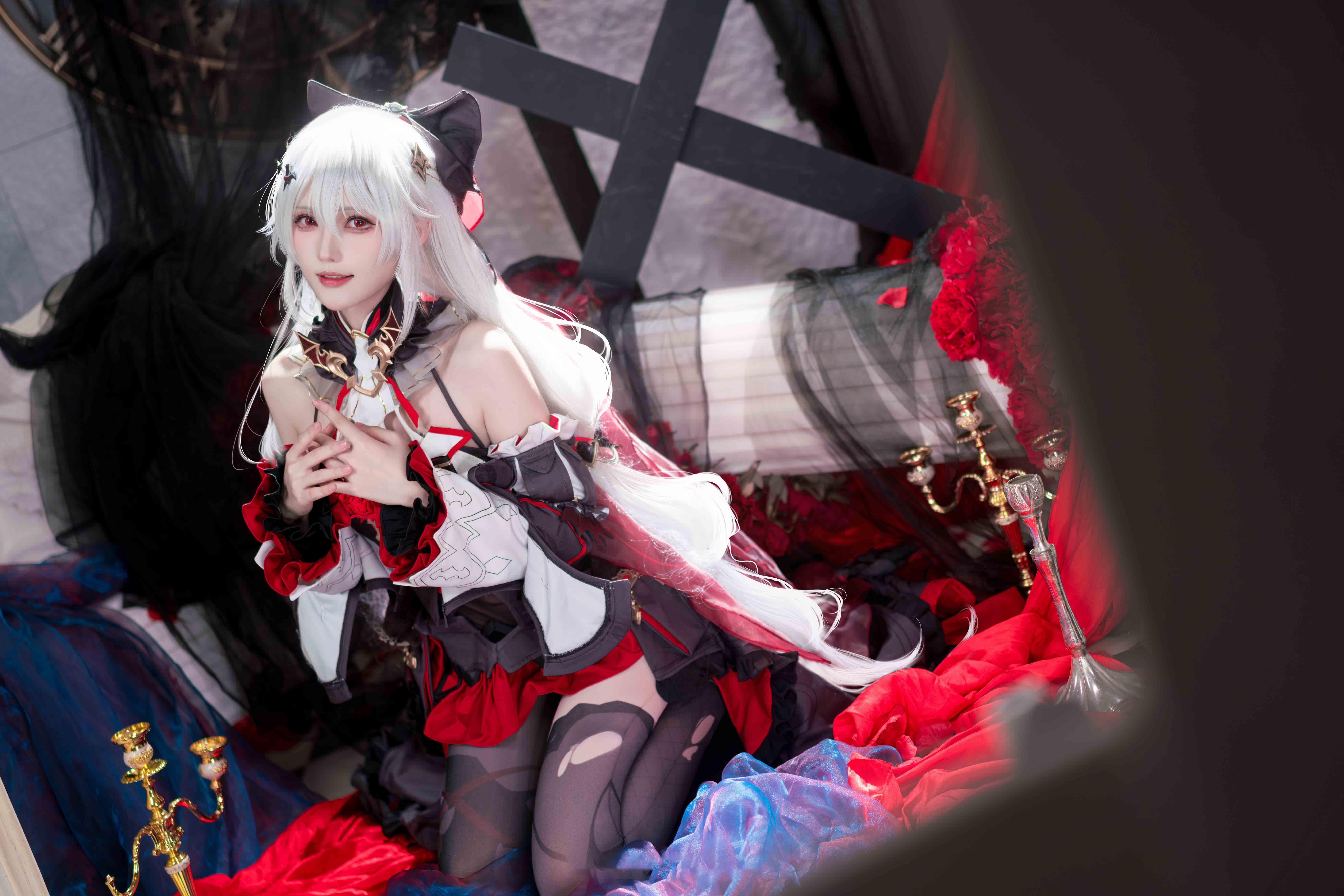 图片[4]-二次元COS分享[COSplay]❤️月下誓约·予爱以心  德丽莎❤️-二次元COS分享次元吧