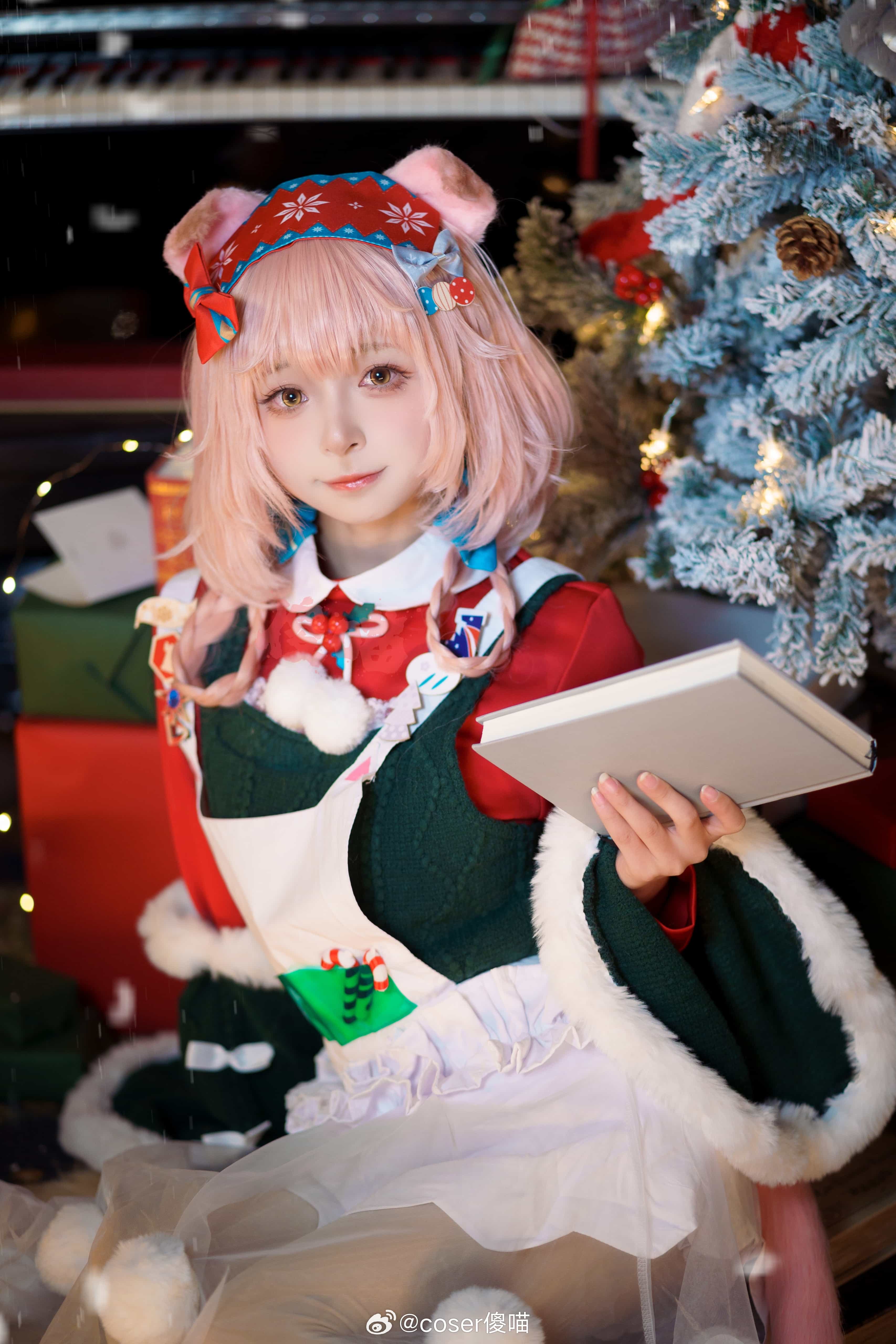 图片[7]-二次元COS分享[COSplay]明日方舟 澄闪 圣诞节