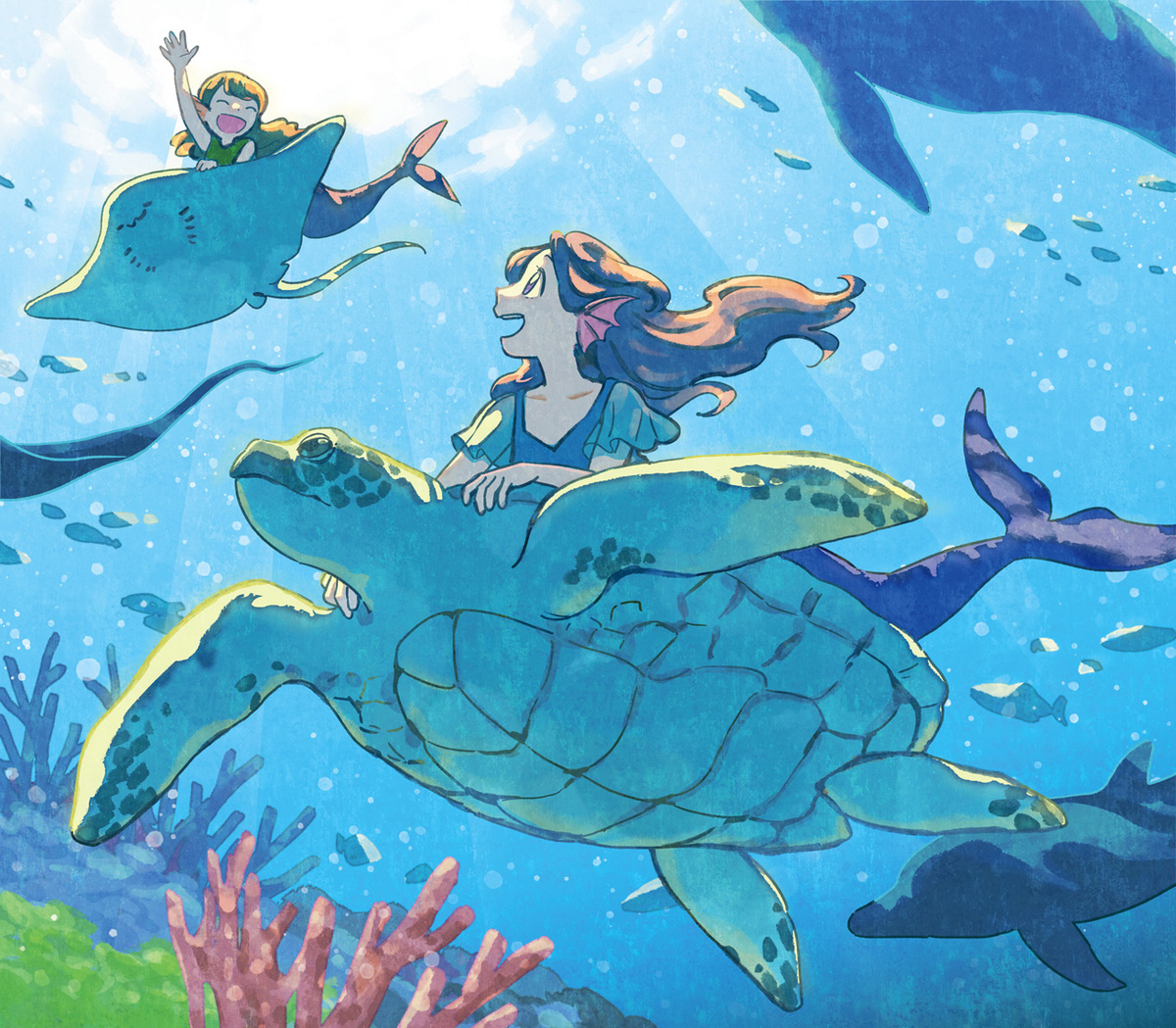 图片[9]-二次元COS分享水中的神秘倩影 – 美人鱼插画-二次元COS分享次元吧