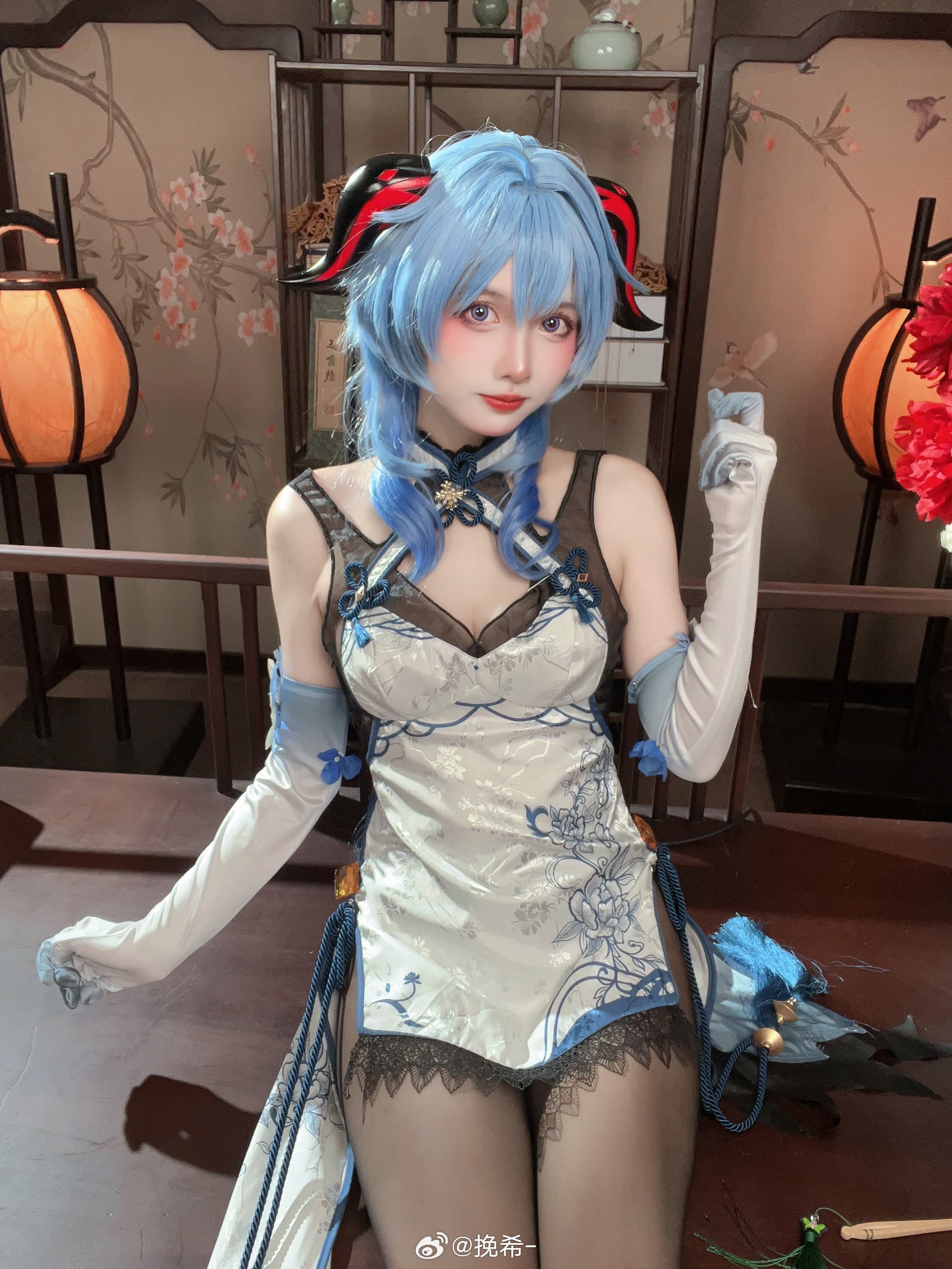 图片[9]-二次元COS分享[COSplay]原神 甘雨 旗袍-二次元COS分享次元吧