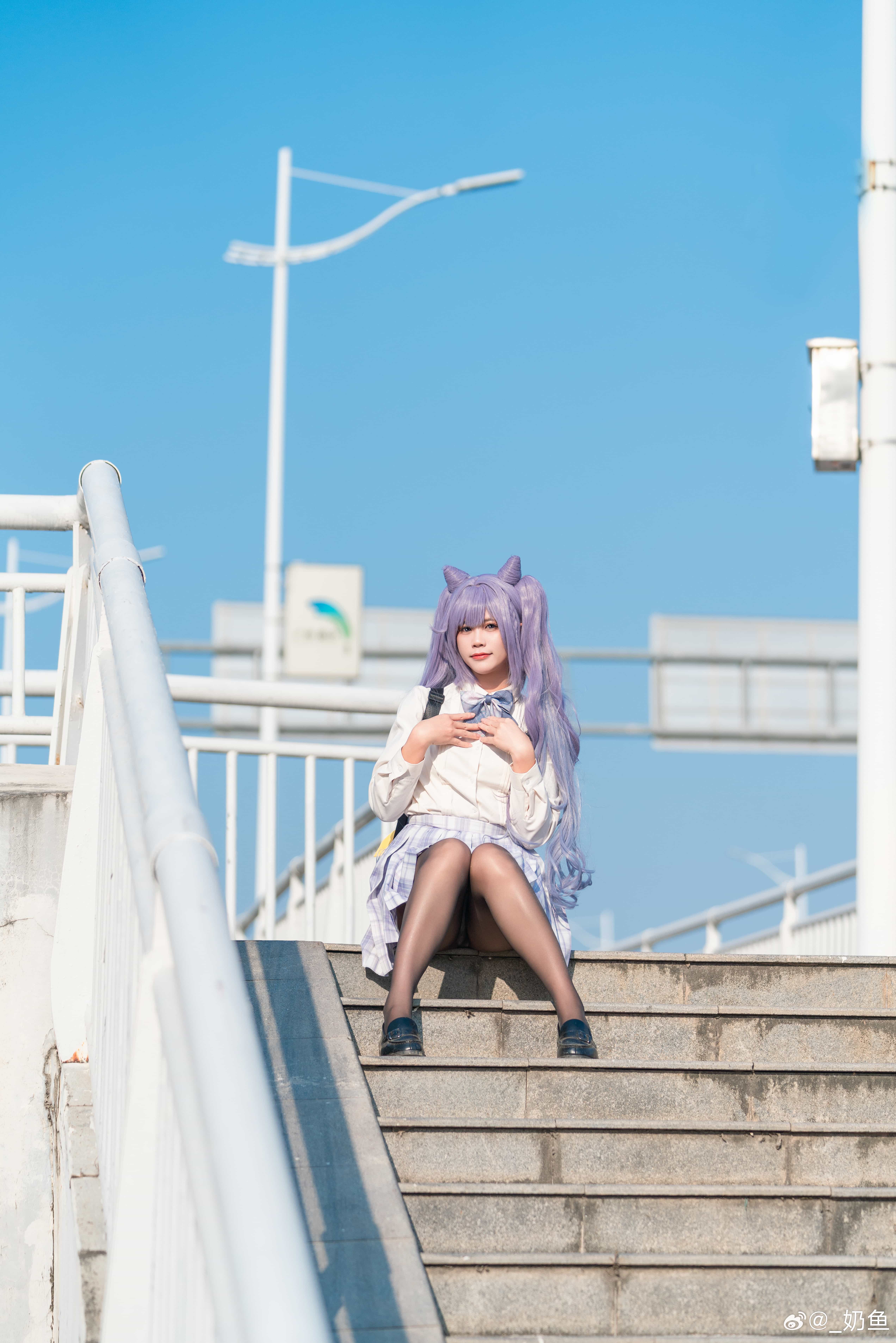 [COSplay] 原神 刻晴 JK-二次元COS分享次元吧