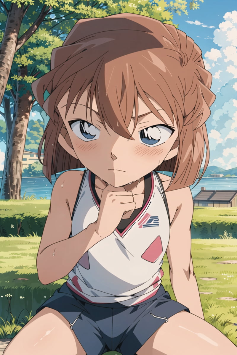 图片[3]-二次元COS分享灰原哀  运动衣