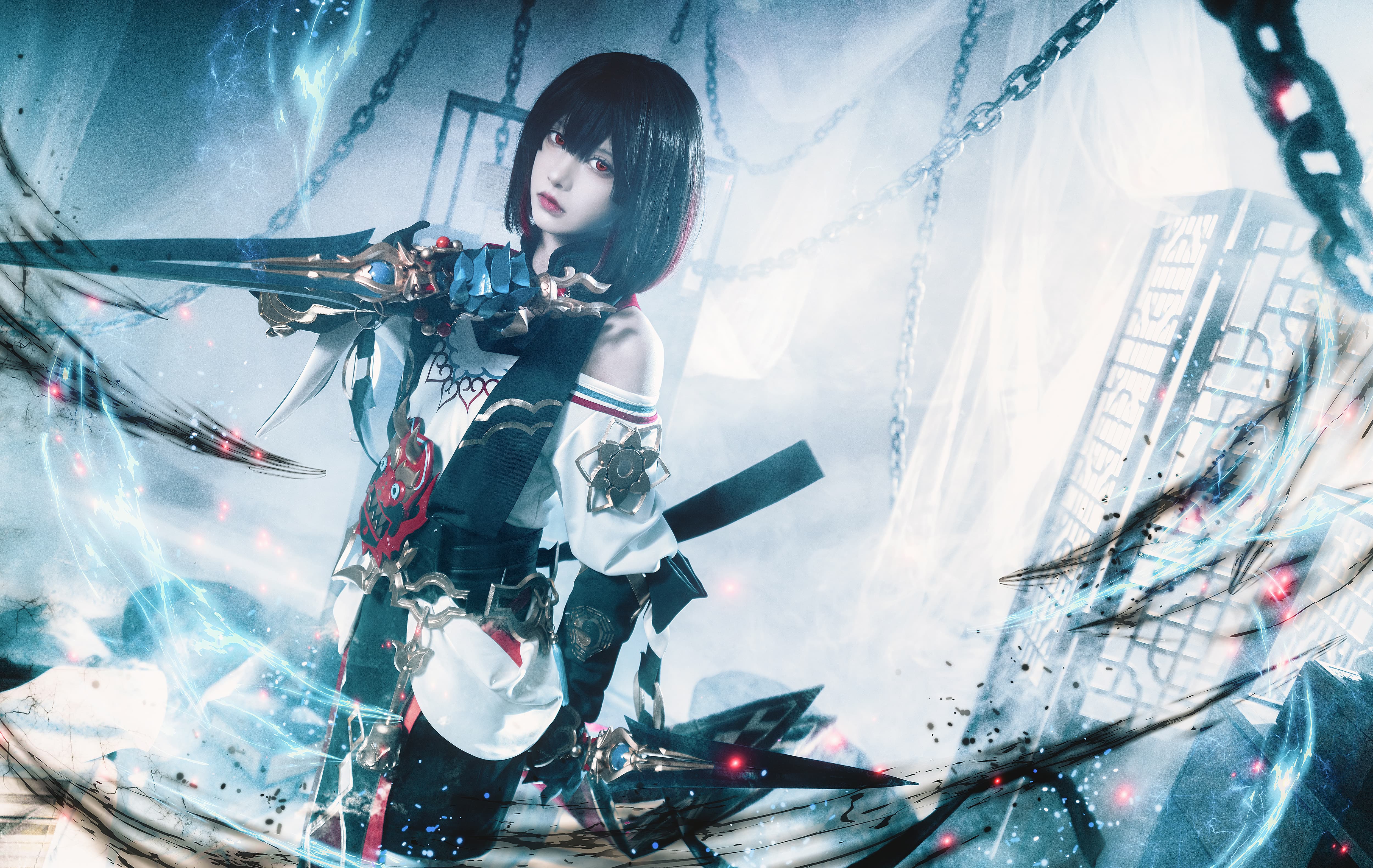 图片[1]-二次元COS分享崩坏星穹铁道  雪衣 寒鸦