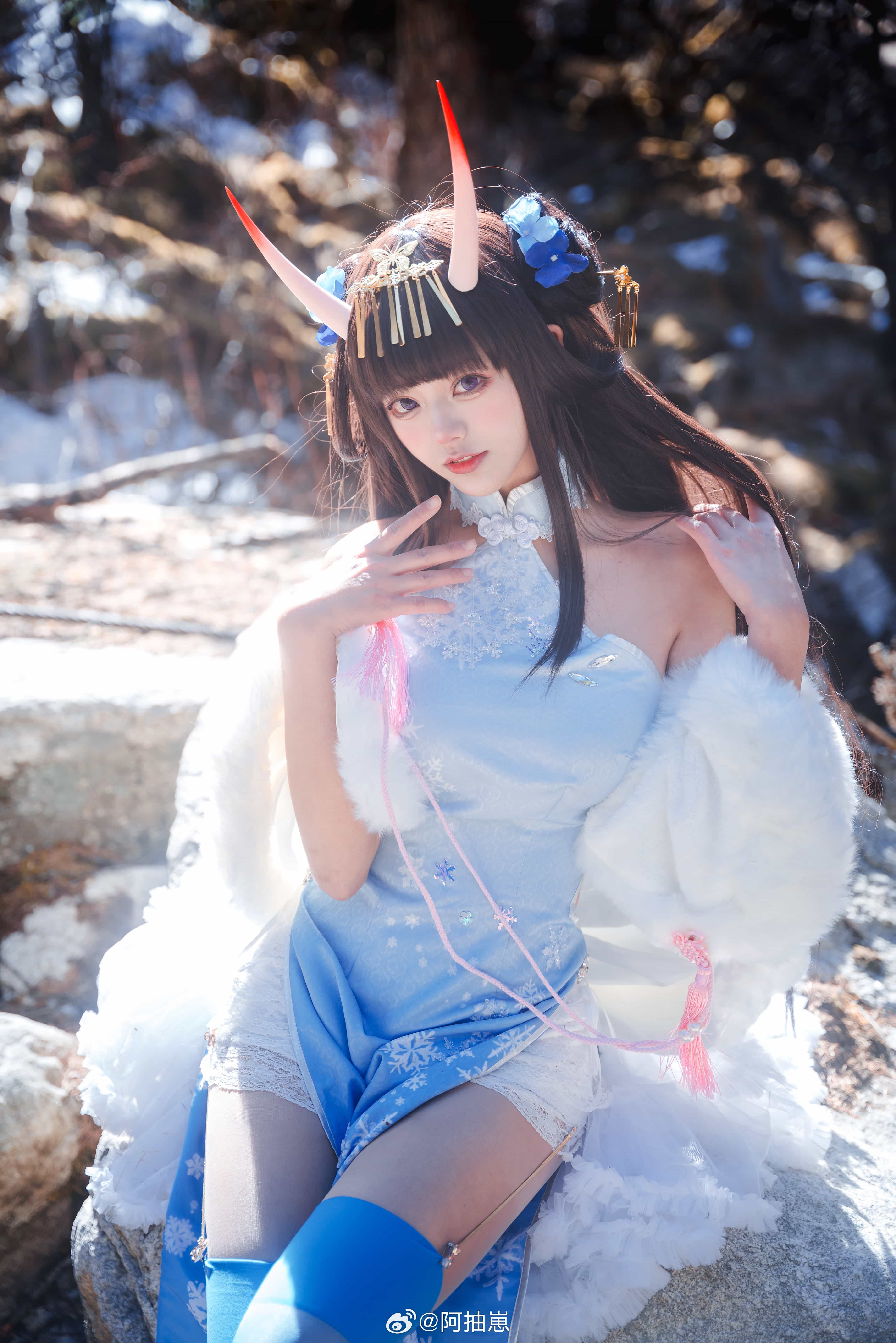 图片[5]-二次元COS分享碧蓝航线   能代·冬雪沁香