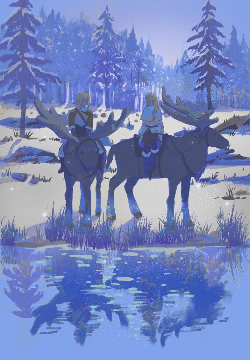 图片[12]-二次元COS分享纯白世界 – 雪景插画-二次元COS分享次元吧