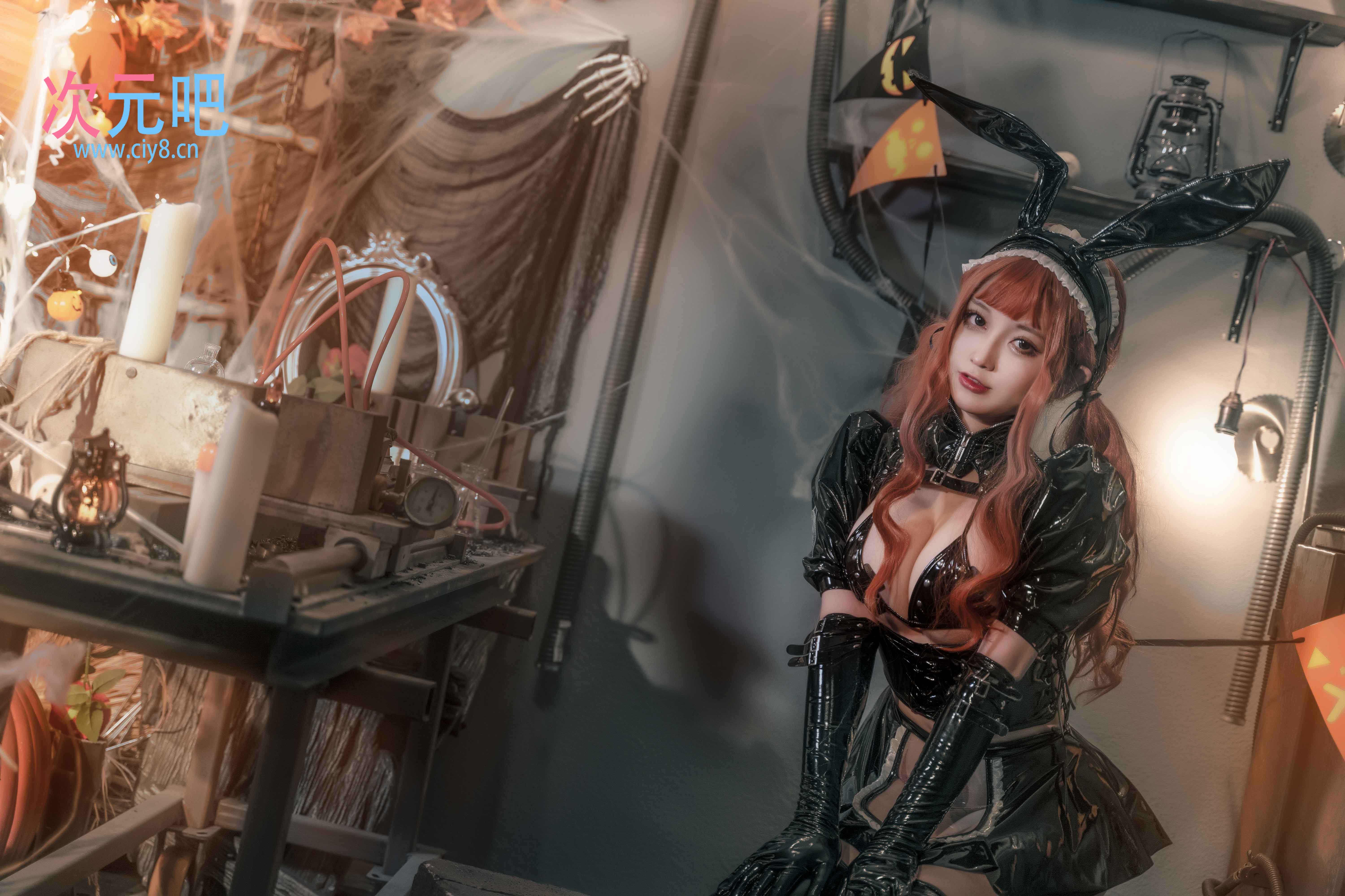 图片[2]-二次元COS分享奇行家狗崽 - 漆皮兔女仆