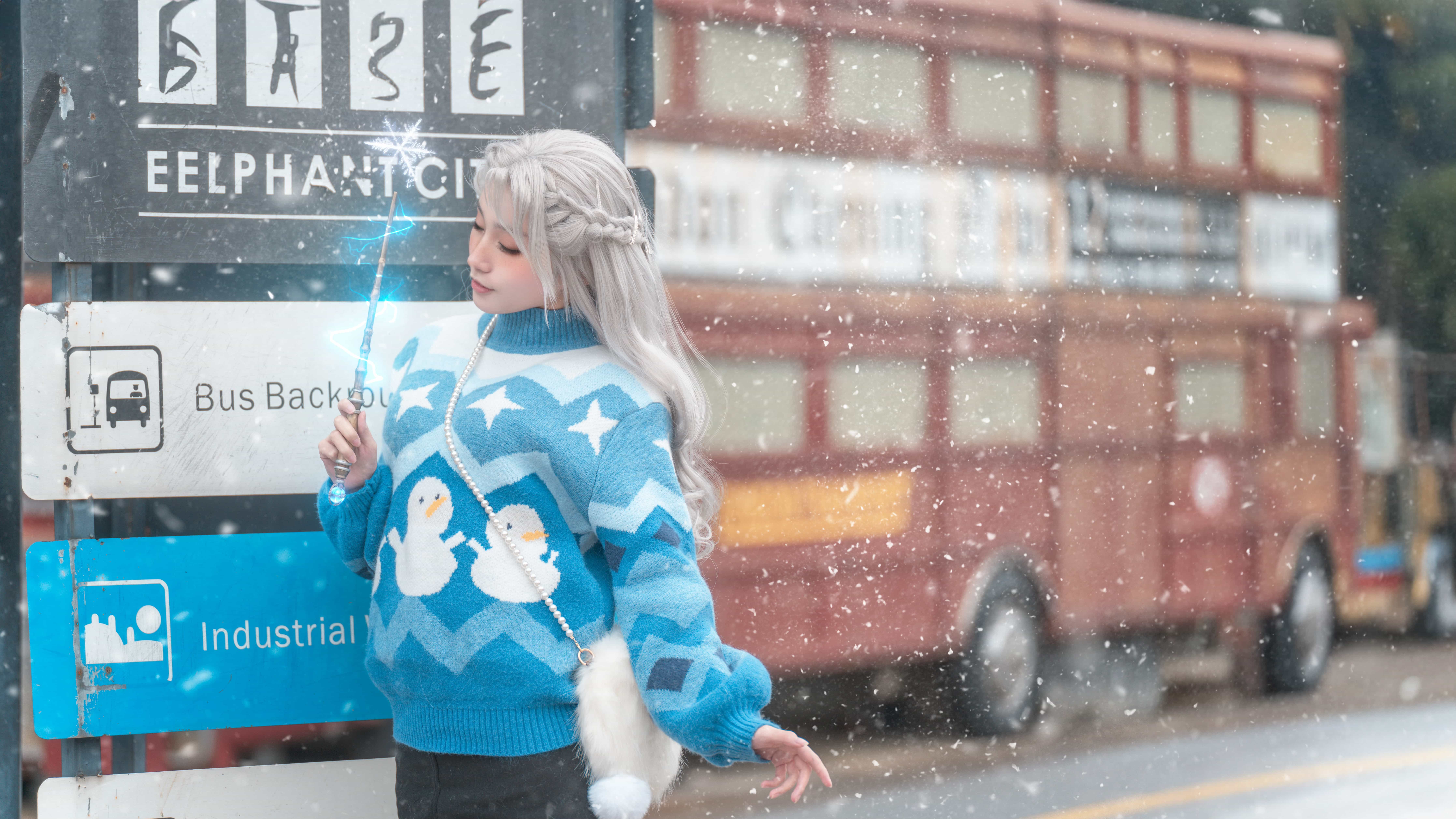 图片[7]-二次元COS分享[COSplay]对于南方巫师来说下雪这件事情，果然还是得自己来！-二次元COS分享次元吧