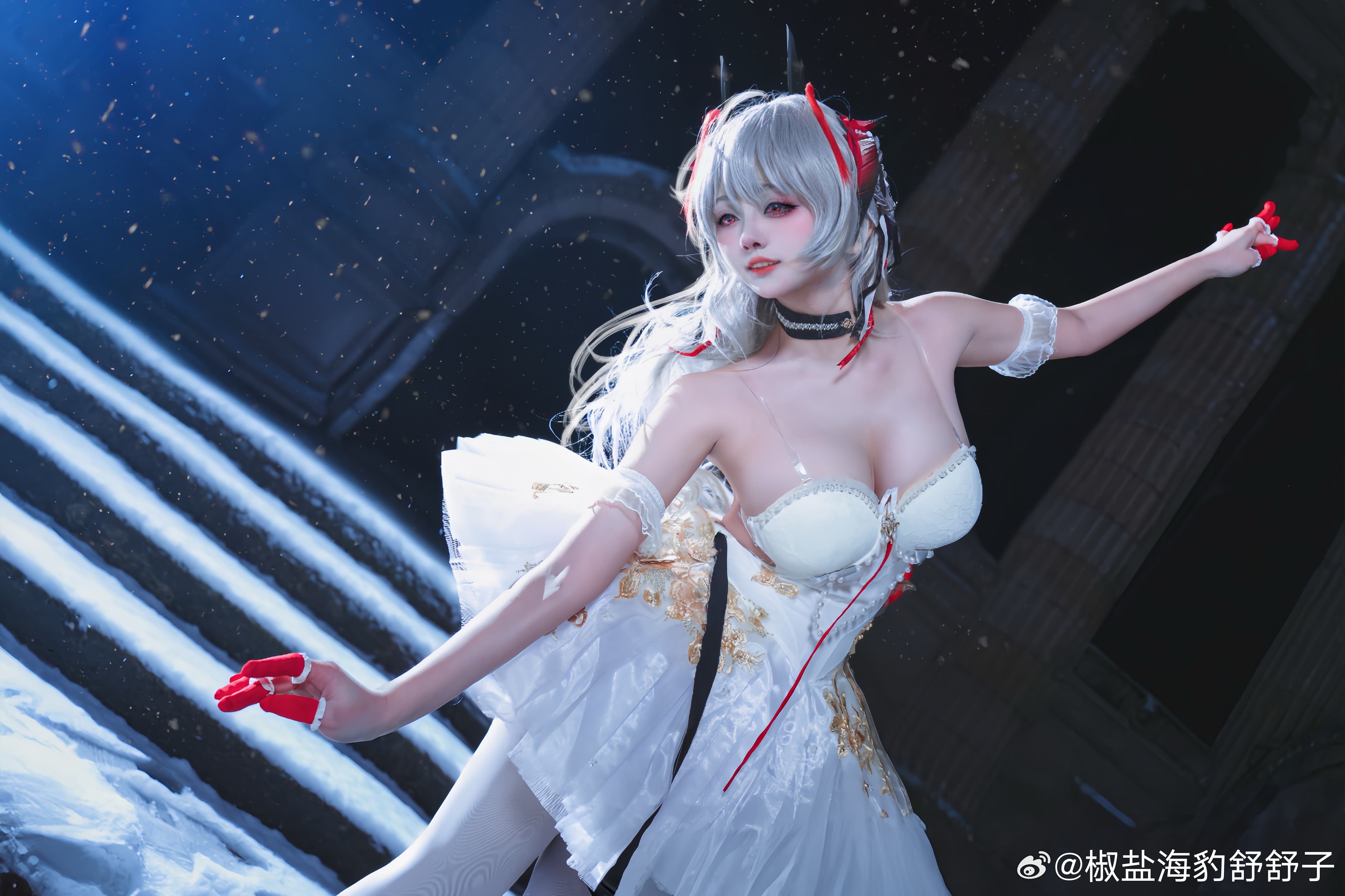 图片[1]-二次元COS分享[COSplay]明日方舟 萨卡兹佣兵，W，邀您共舞，博士-二次元COS分享次元吧