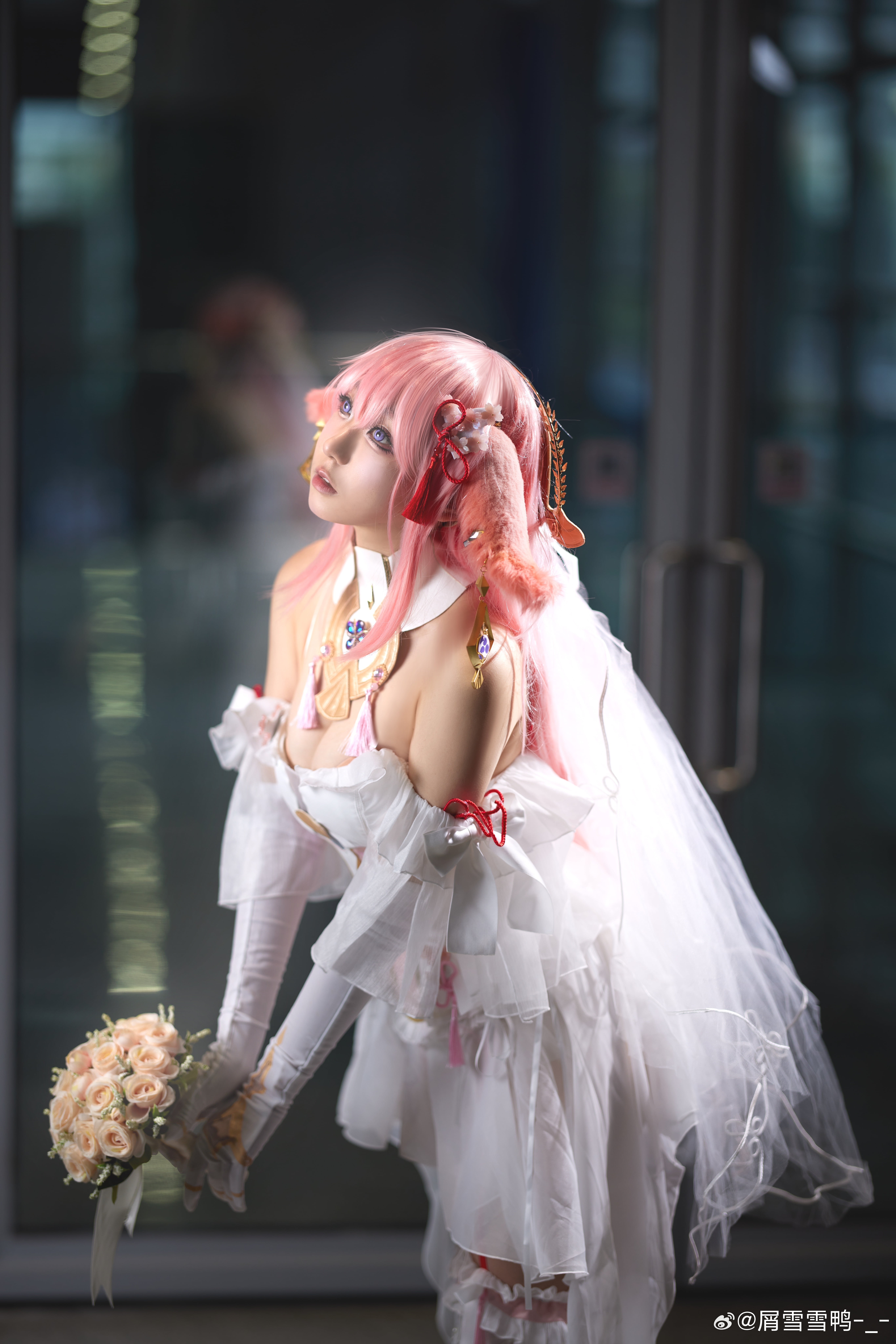 图片[4]-二次元COS分享[COSplay]原神 八重神子 花嫁-二次元COS分享次元吧