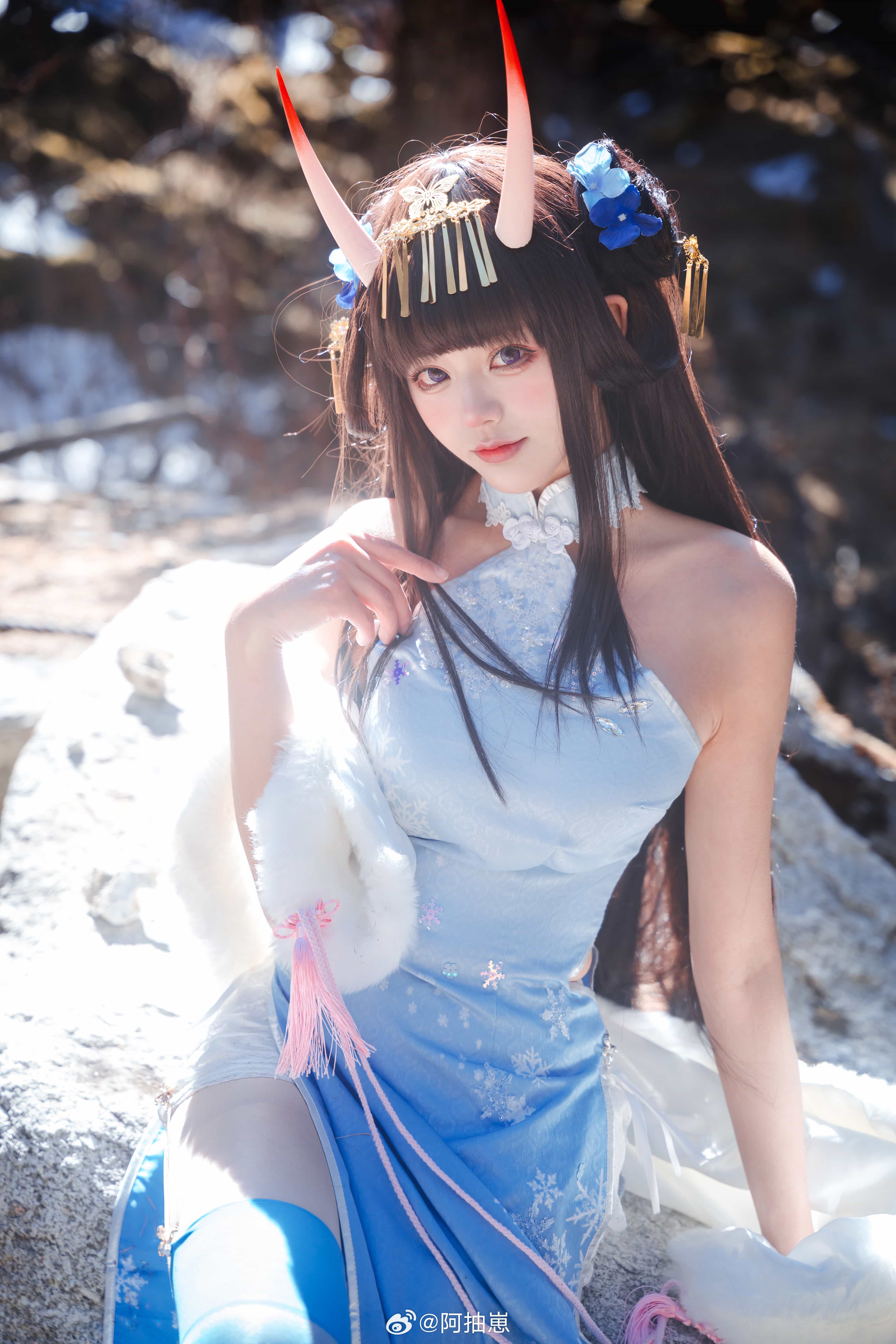 图片[3]-二次元COS分享碧蓝航线   能代·冬雪沁香