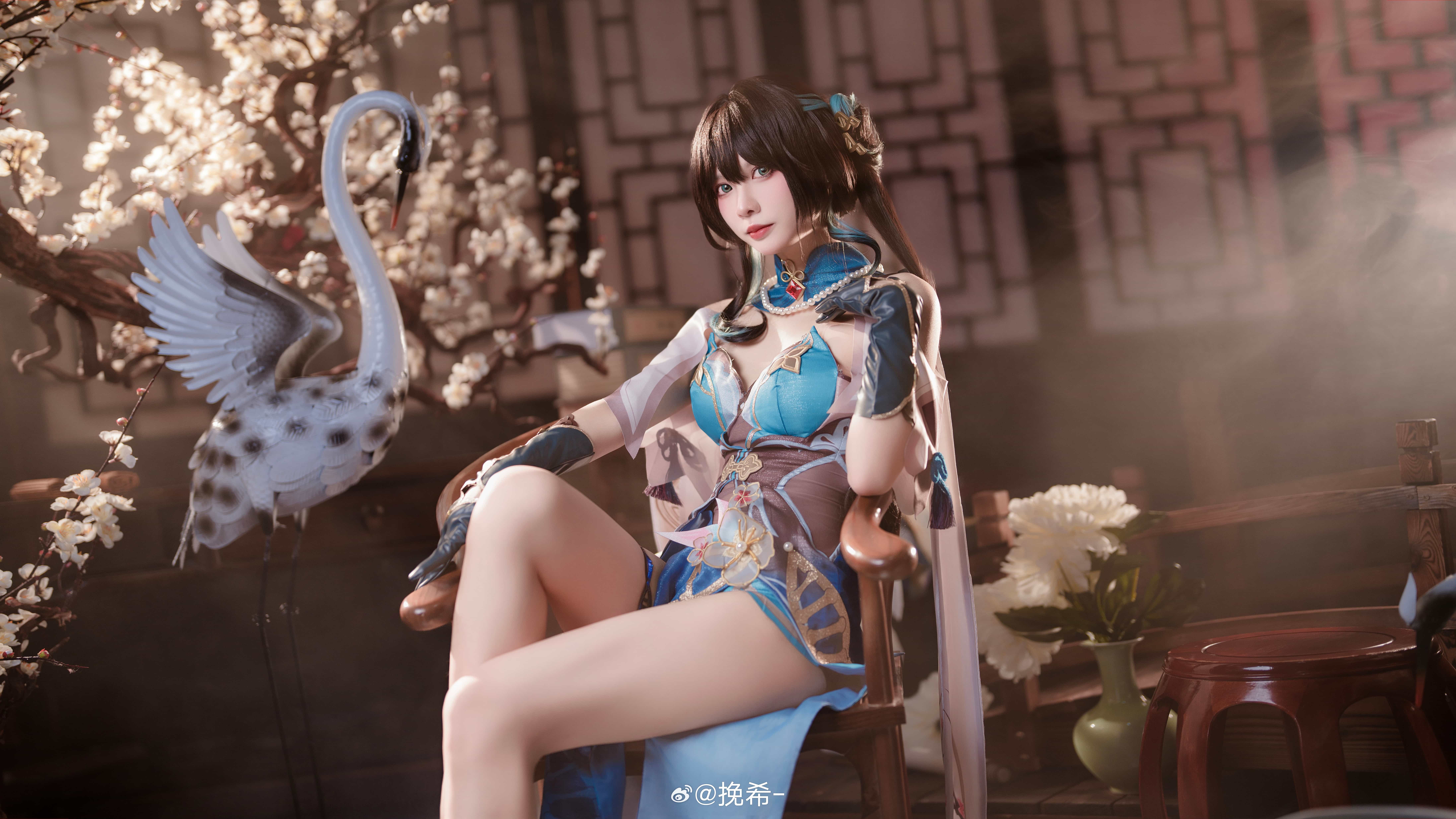 图片[1]-二次元COS分享[COSplay]吃点吗？这糕点用的梅花是新渍的，我为它排了很久的队-二次元COS分享次元吧