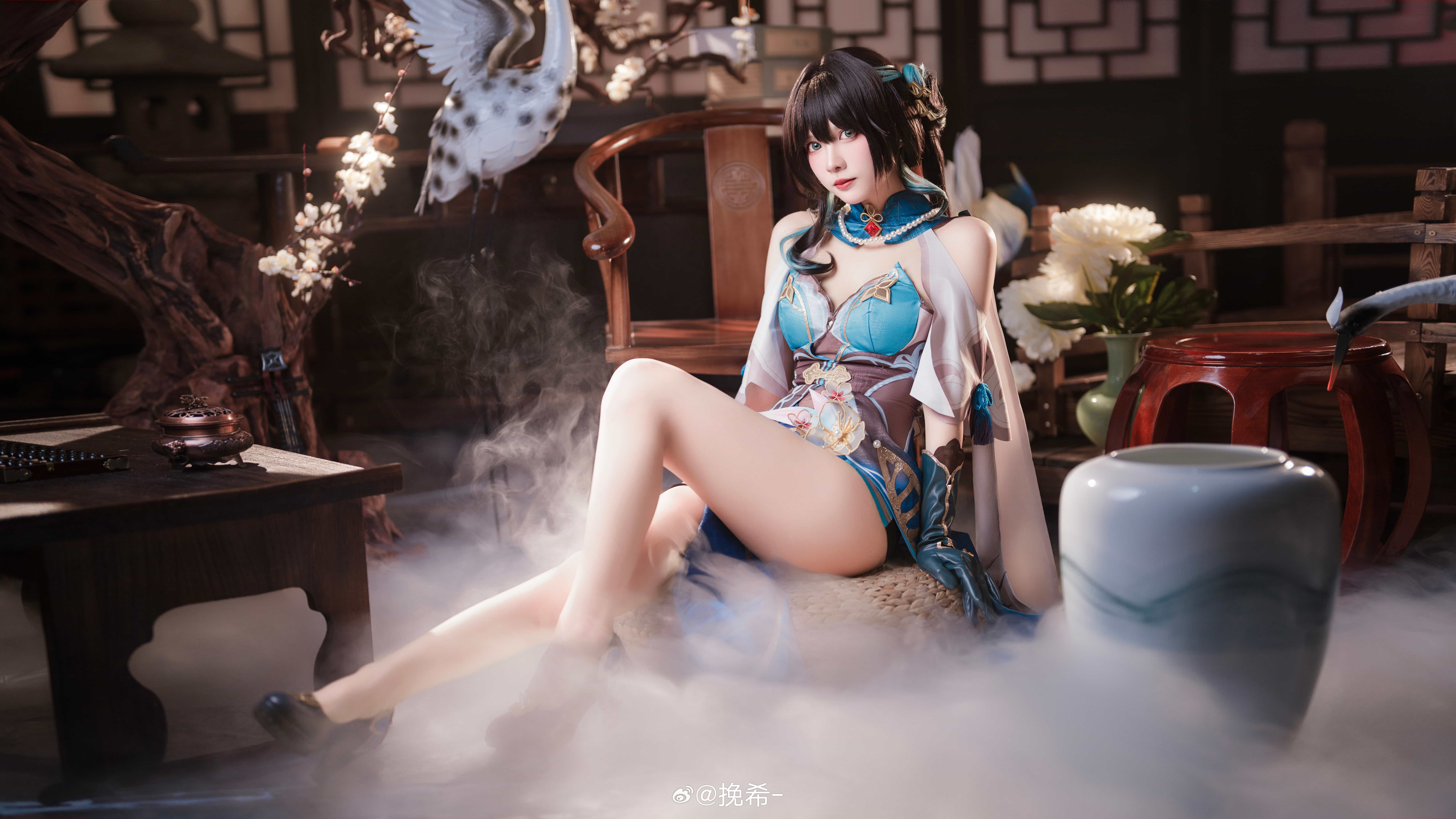 图片[2]-二次元COS分享[COSplay]吃点吗？这糕点用的梅花是新渍的，我为它排了很久的队-二次元COS分享次元吧