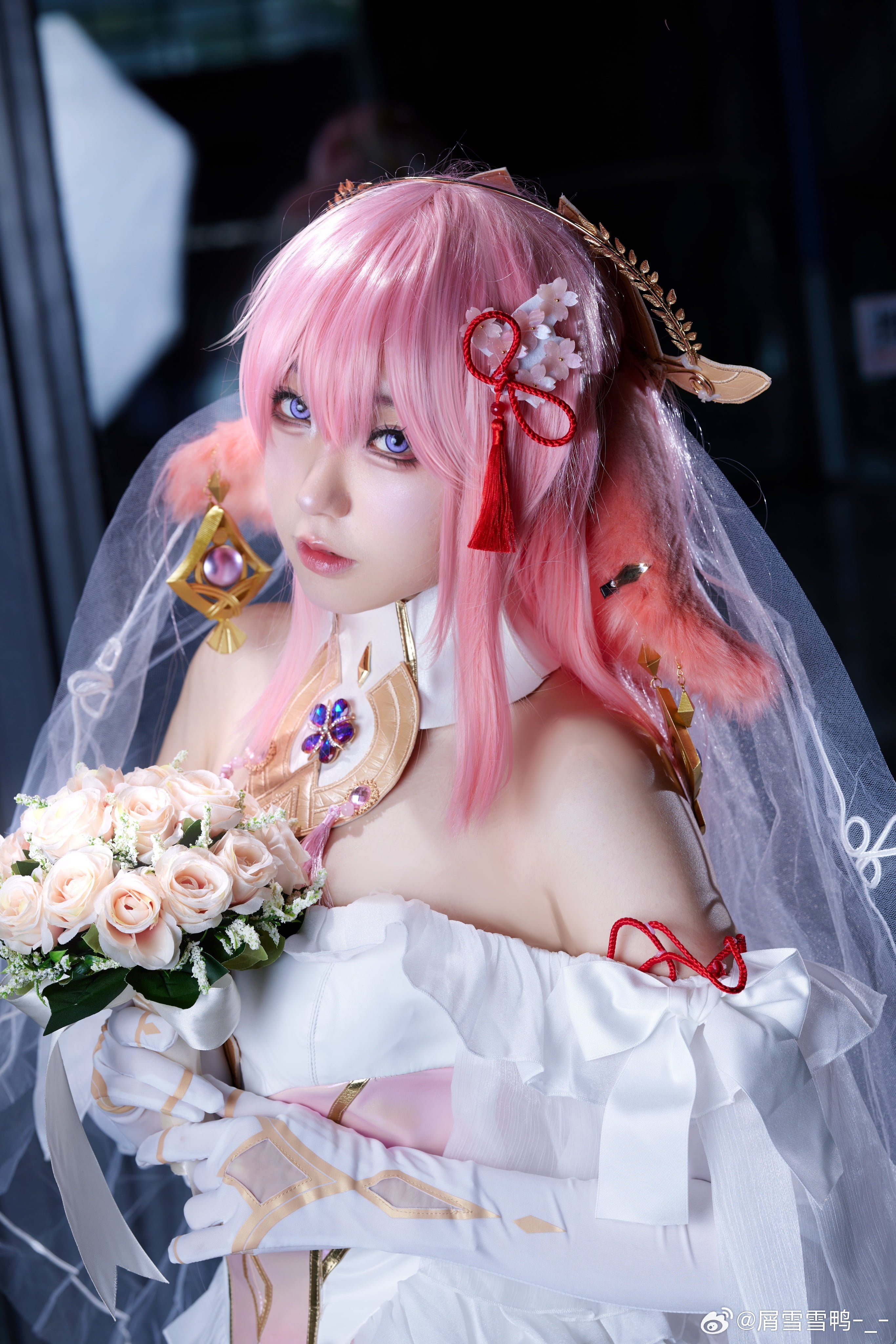 图片[6]-二次元COS分享[COSplay]原神 八重神子 花嫁-二次元COS分享次元吧