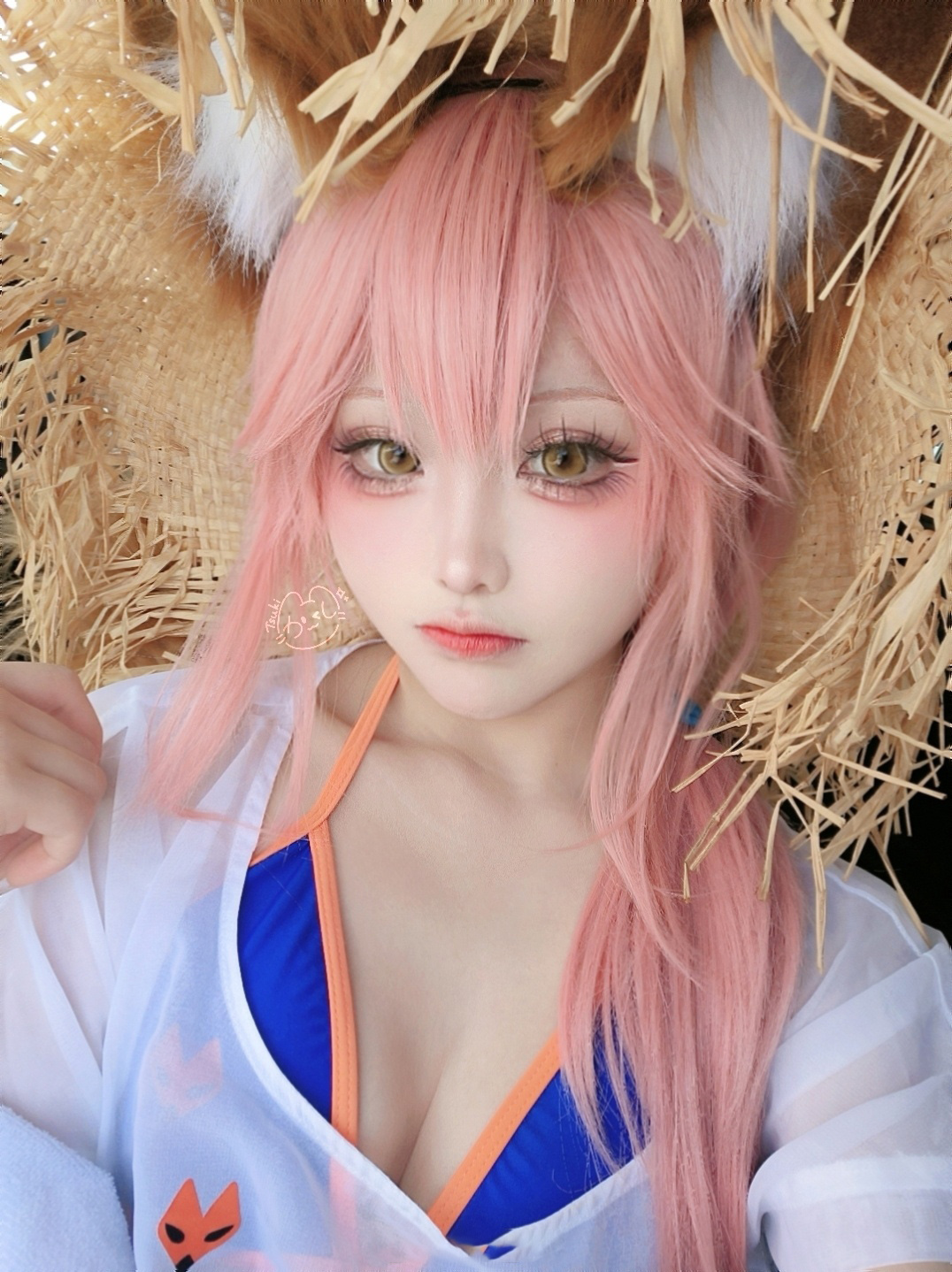 图片[1]-二次元COS分享[COSplay]玉藻前 泳装-二次元COS分享次元吧