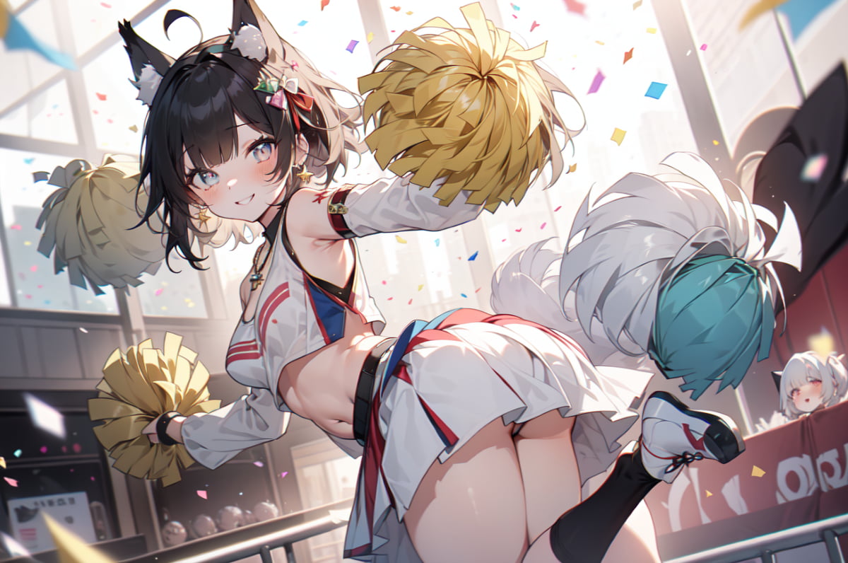 图片[2]-二次元COS分享兽耳 拉拉队员