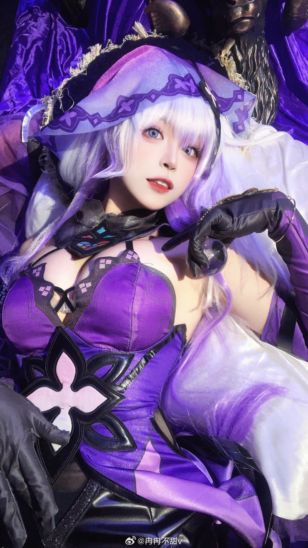 图片[8]-二次元COS分享[COSplay]黑天鹅姐姐～紫色很有韵味-二次元COS分享次元吧