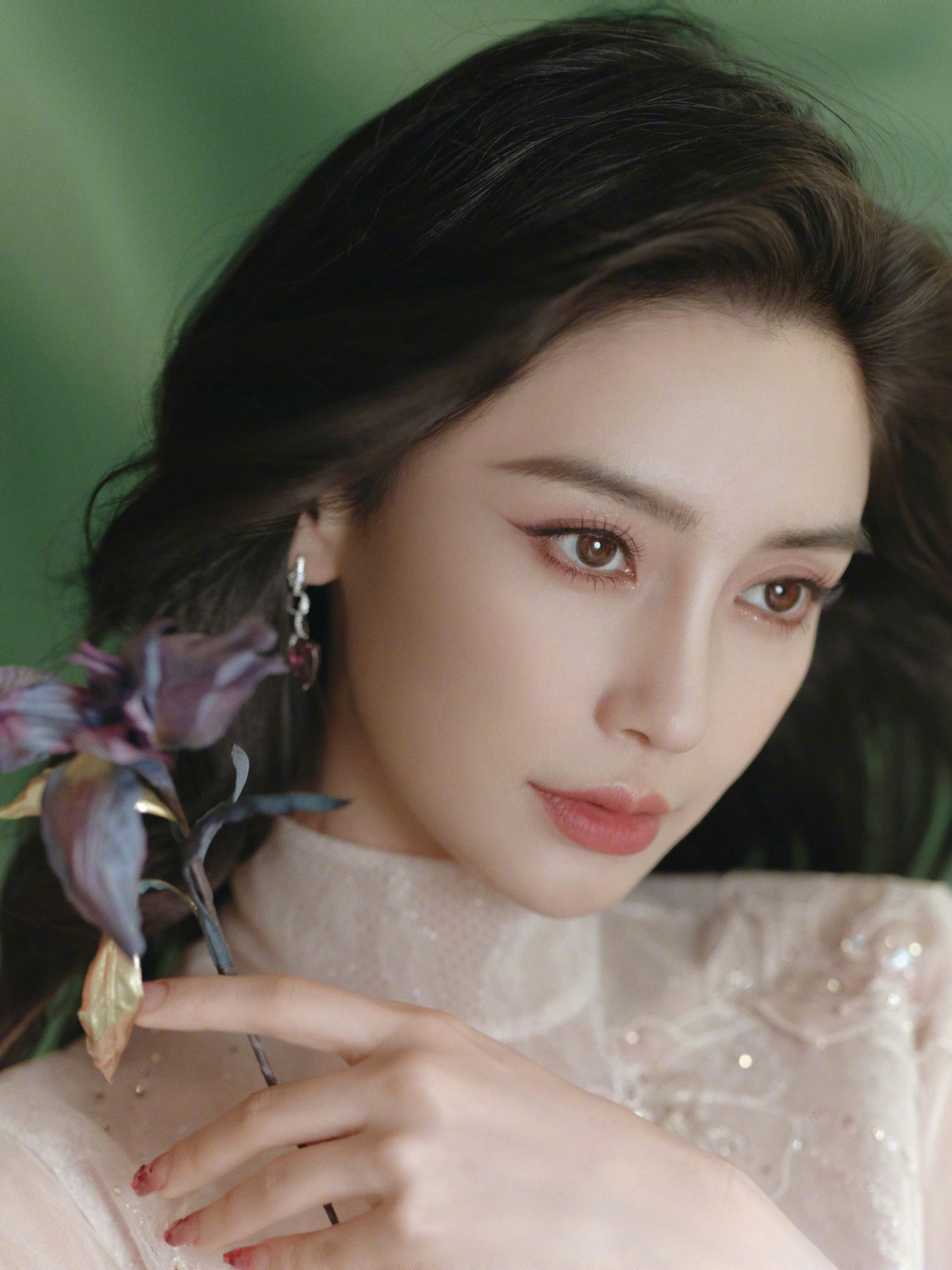 图片[2]-二次元COS分享[明星写真]angelababy 花吻旗袍