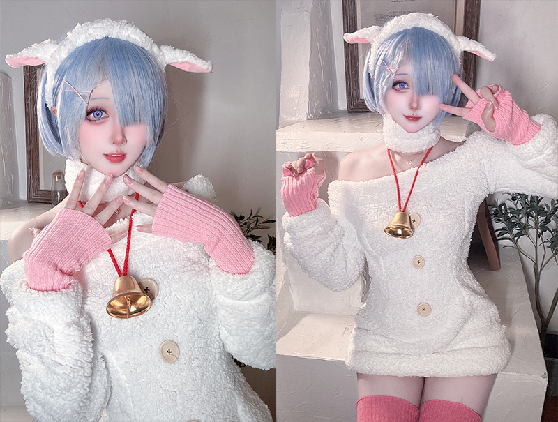 [COSplay]蕾姆小绵羊～ ​​​-二次元COS分享次元吧