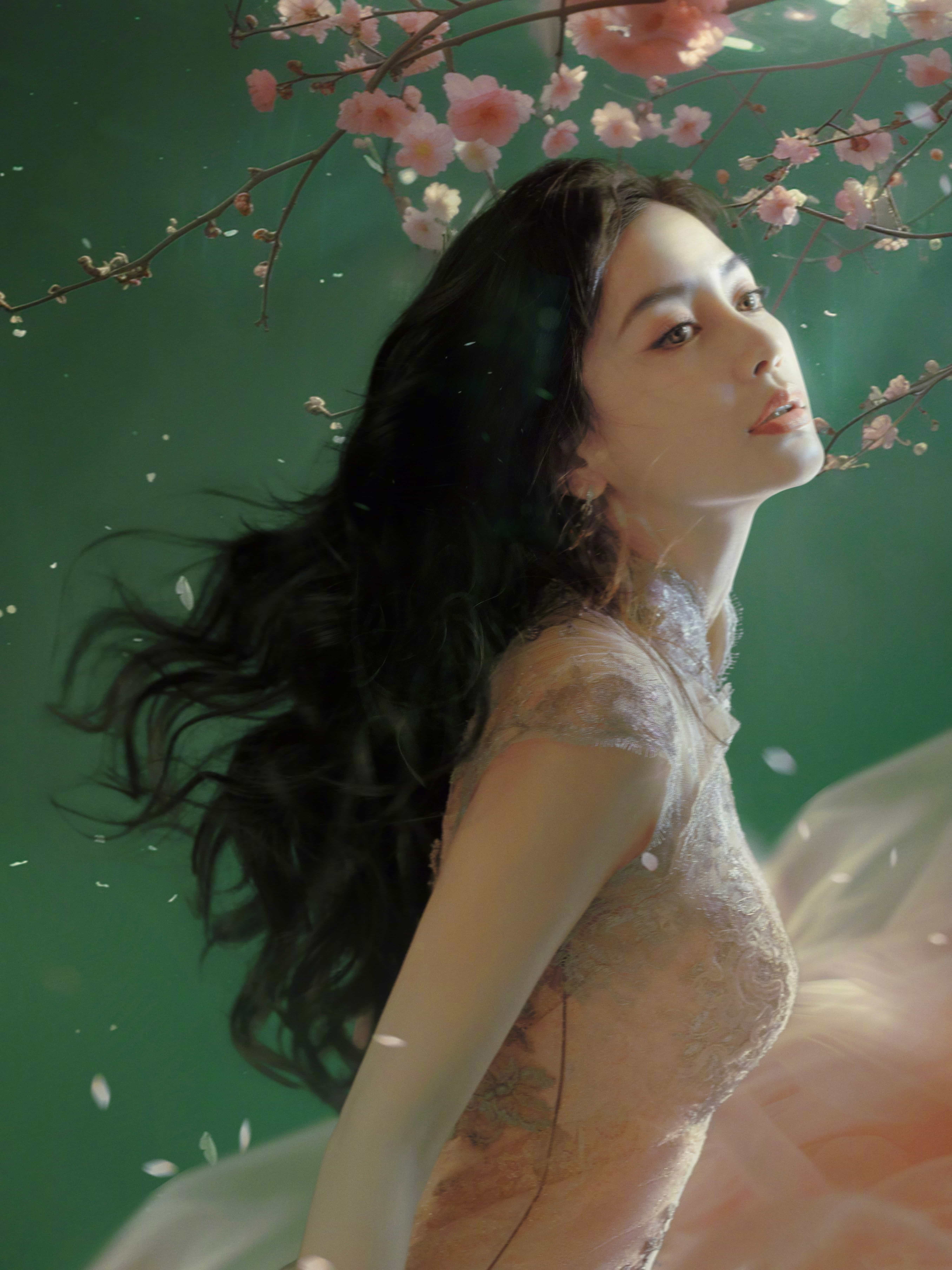 图片[4]-二次元COS分享[明星写真]angelababy 花吻旗袍