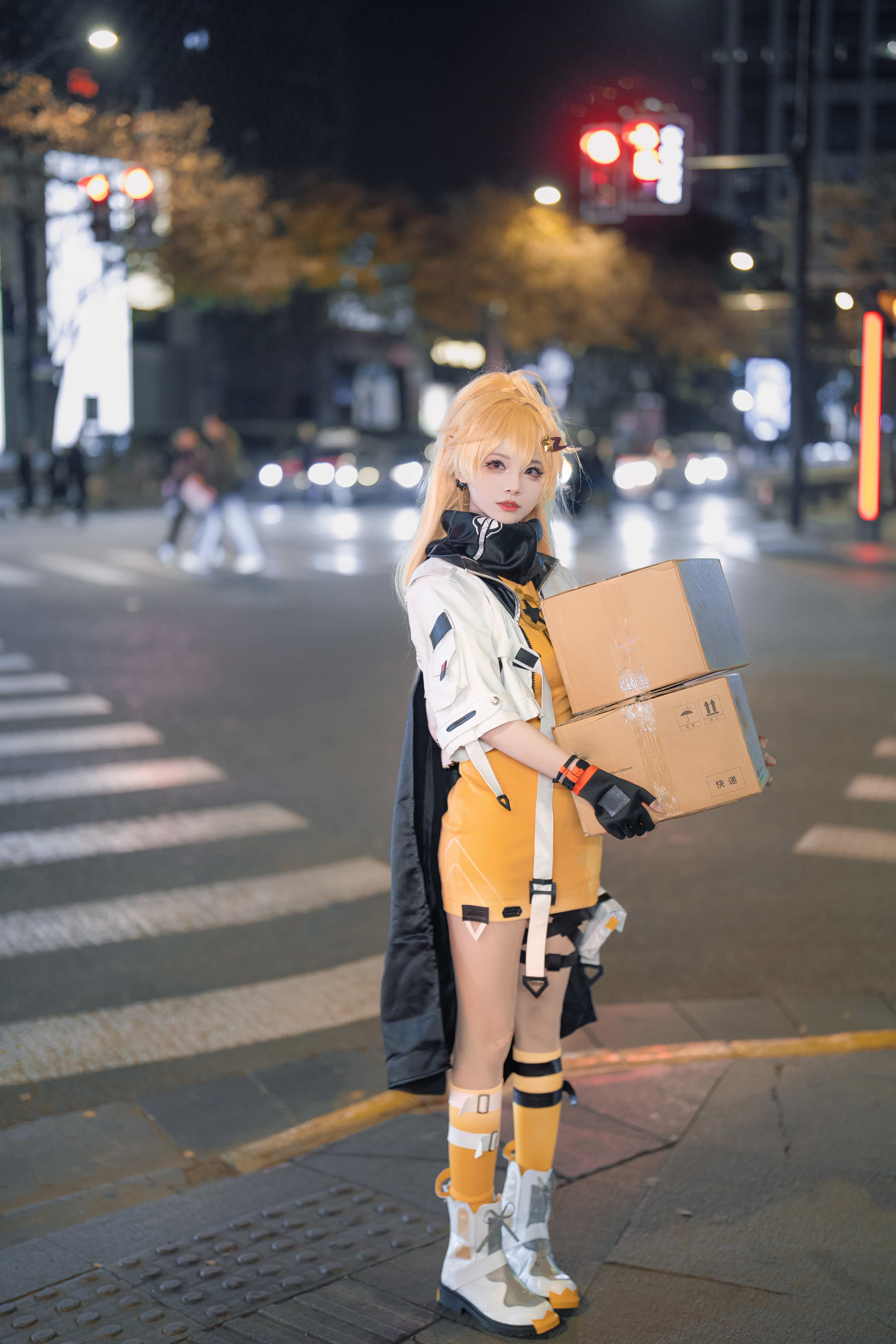 图片[5]-二次元COS分享[COSplay]快递员卡琳打工时间到！所有的货物都将准时送达（๑•̀ㅂ•́)و✧-二次元COS分享次元吧