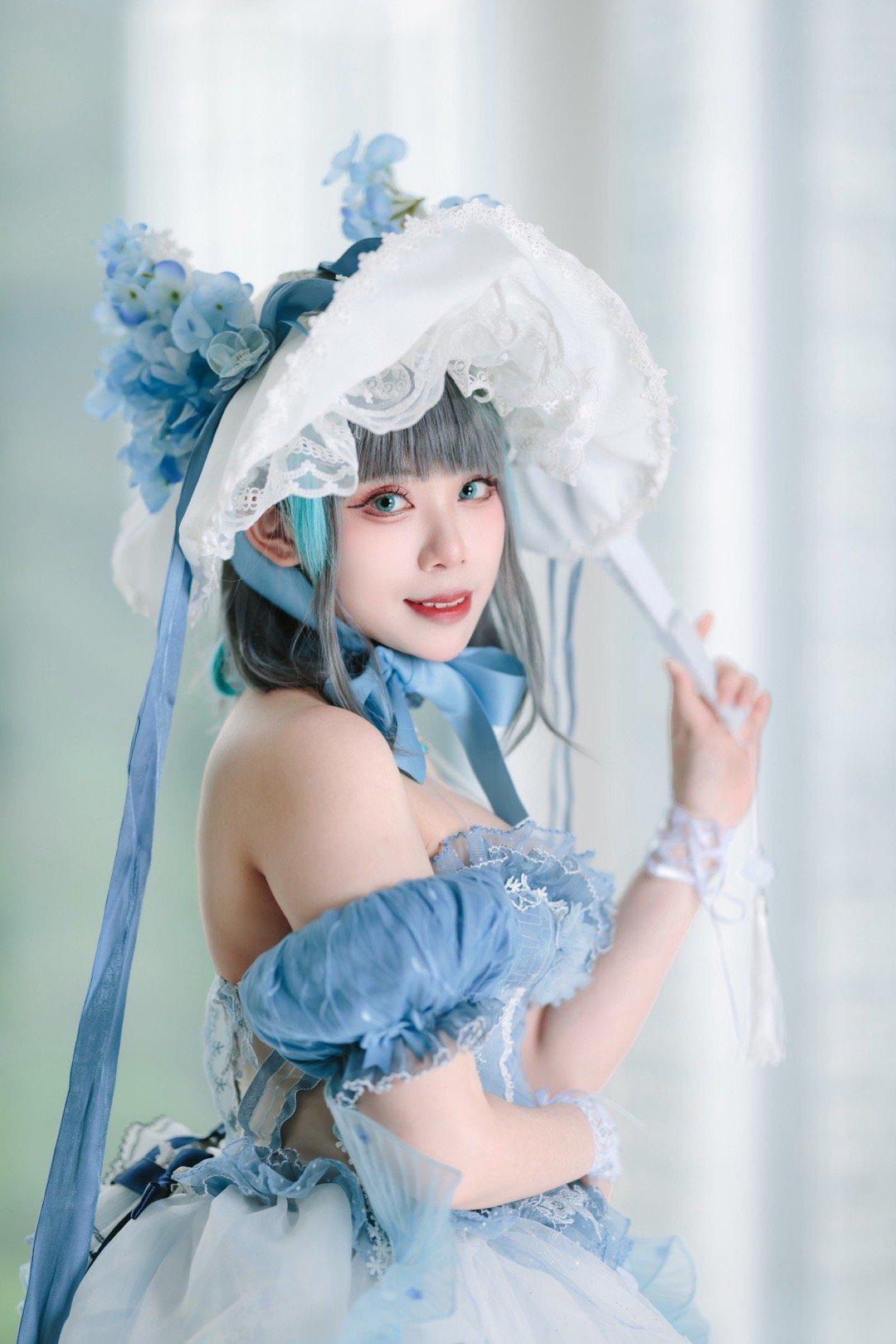 图片[1]-二次元COS分享[COSplay]碧蓝航线  柴郡-冰雪公主-二次元COS分享次元吧