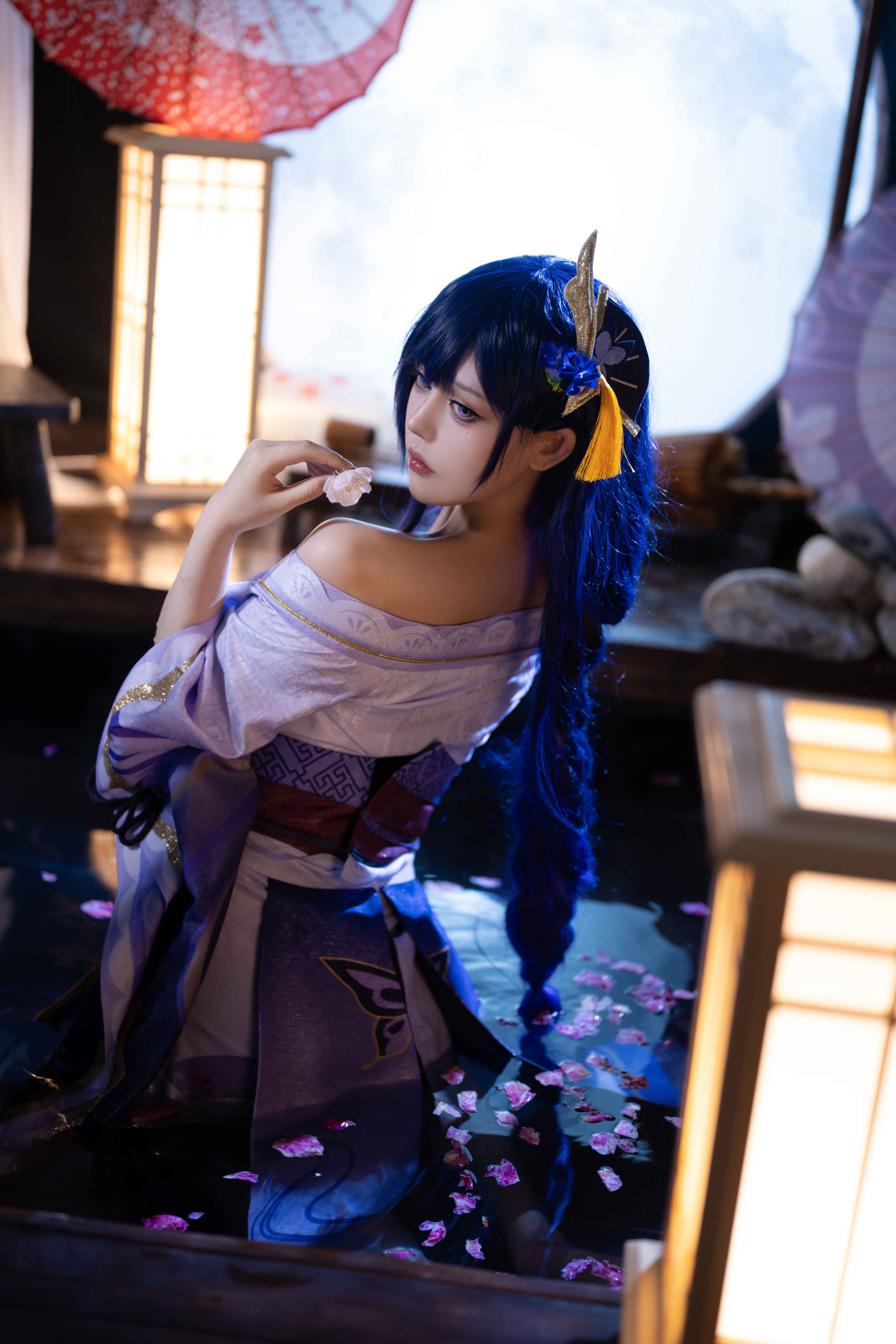 图片[3]-二次元COS分享[COSplay]浮世景色百千年依旧，人之在世却如白露与泡影。虚无。-二次元COS分享次元吧