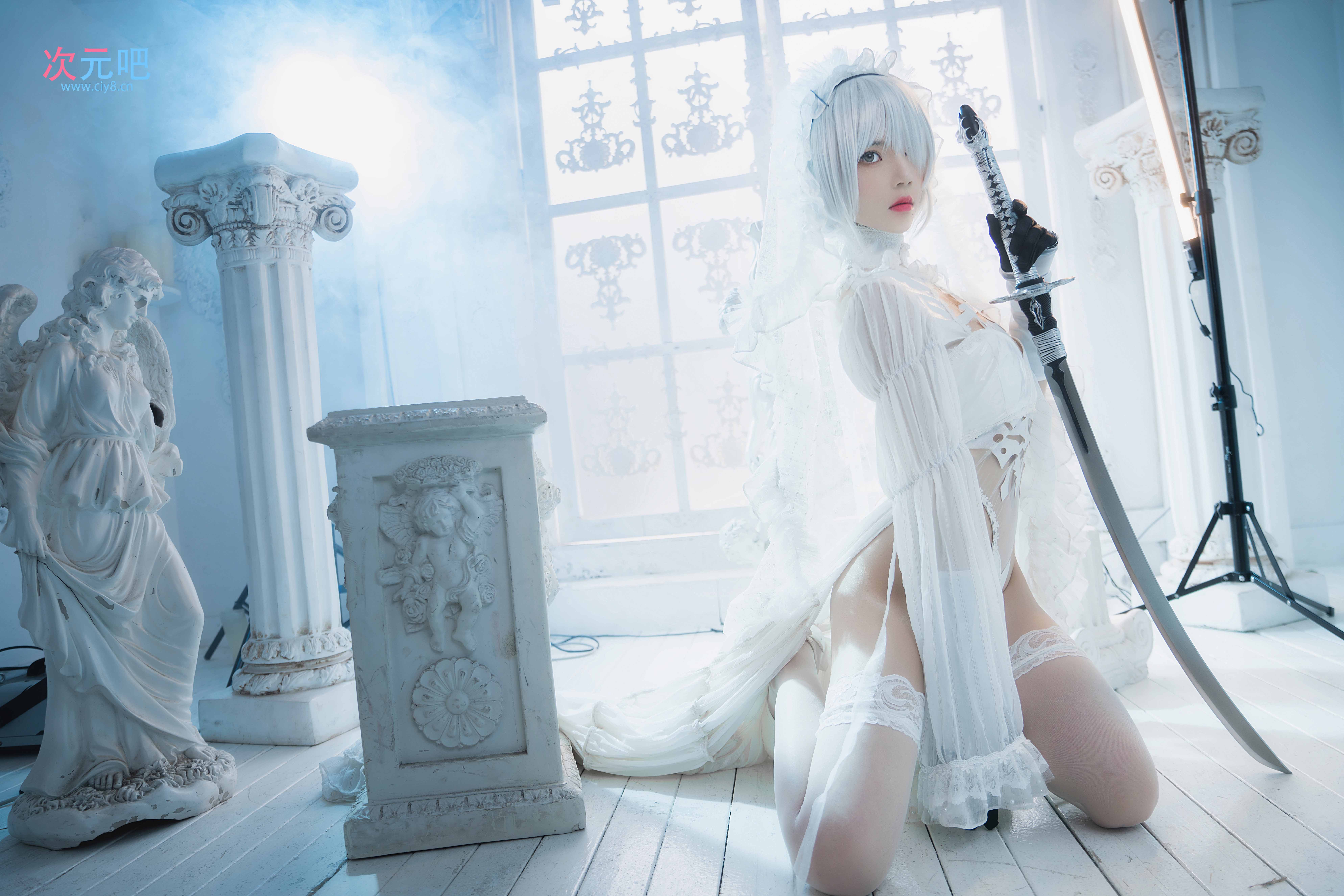 桜桃喵 – 2b花嫁-二次元COS分享次元吧