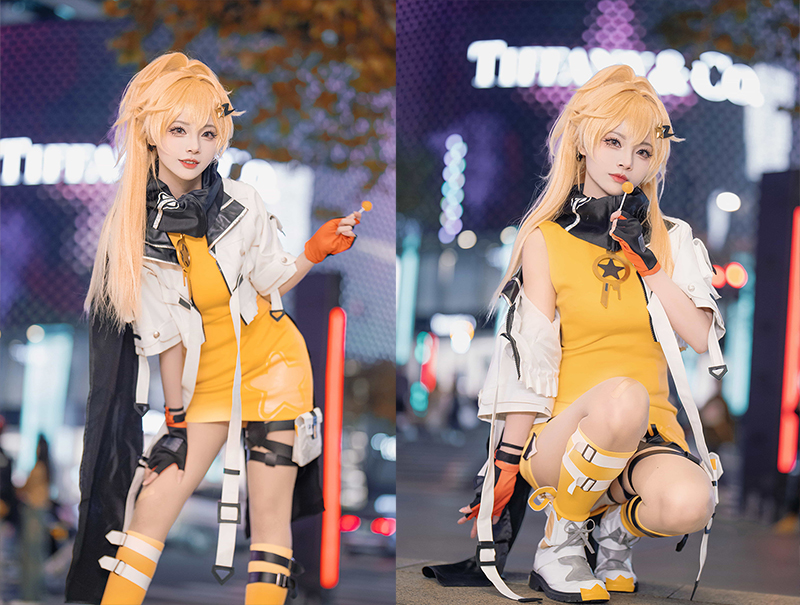 [COSplay]快递员卡琳打工时间到！所有的货物都将准时送达（๑•̀ㅂ•́)و✧-二次元COS分享次元吧