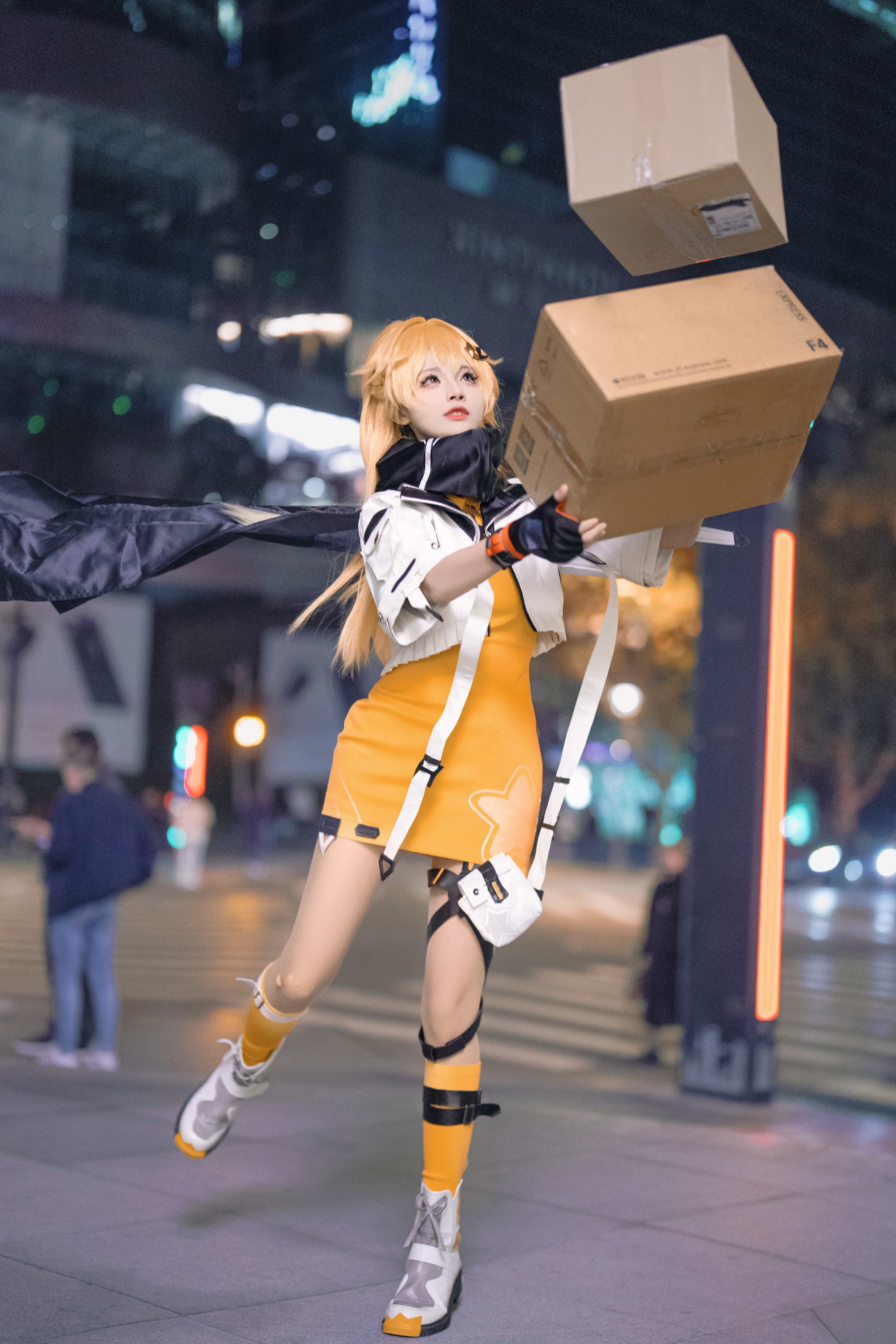 图片[8]-二次元COS分享[COSplay]快递员卡琳打工时间到！所有的货物都将准时送达（๑•̀ㅂ•́)و✧-二次元COS分享次元吧