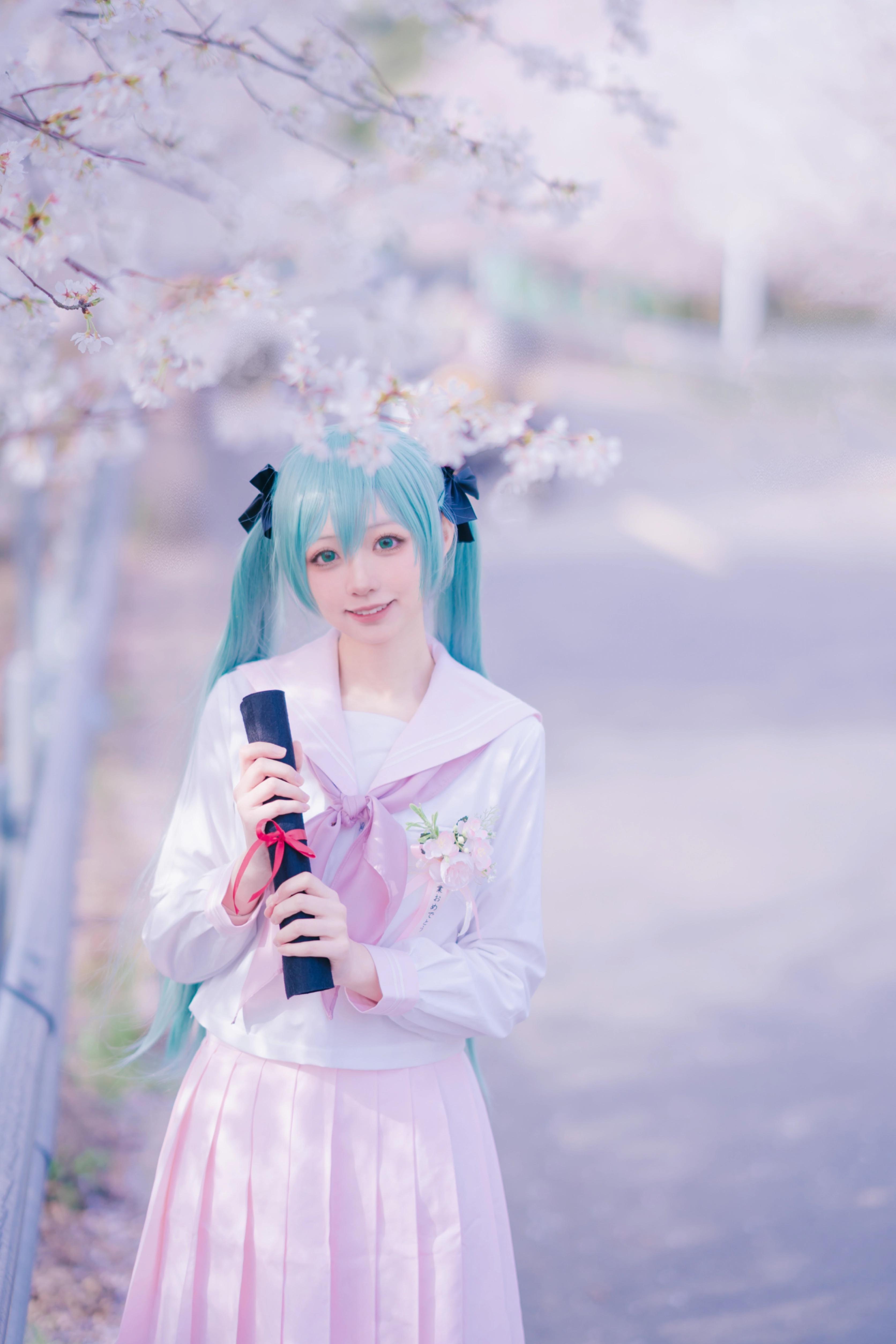 图片[10]-二次元COS分享[COSplay]初音未来  ❀～桜ノ雨～❀-二次元COS分享次元吧