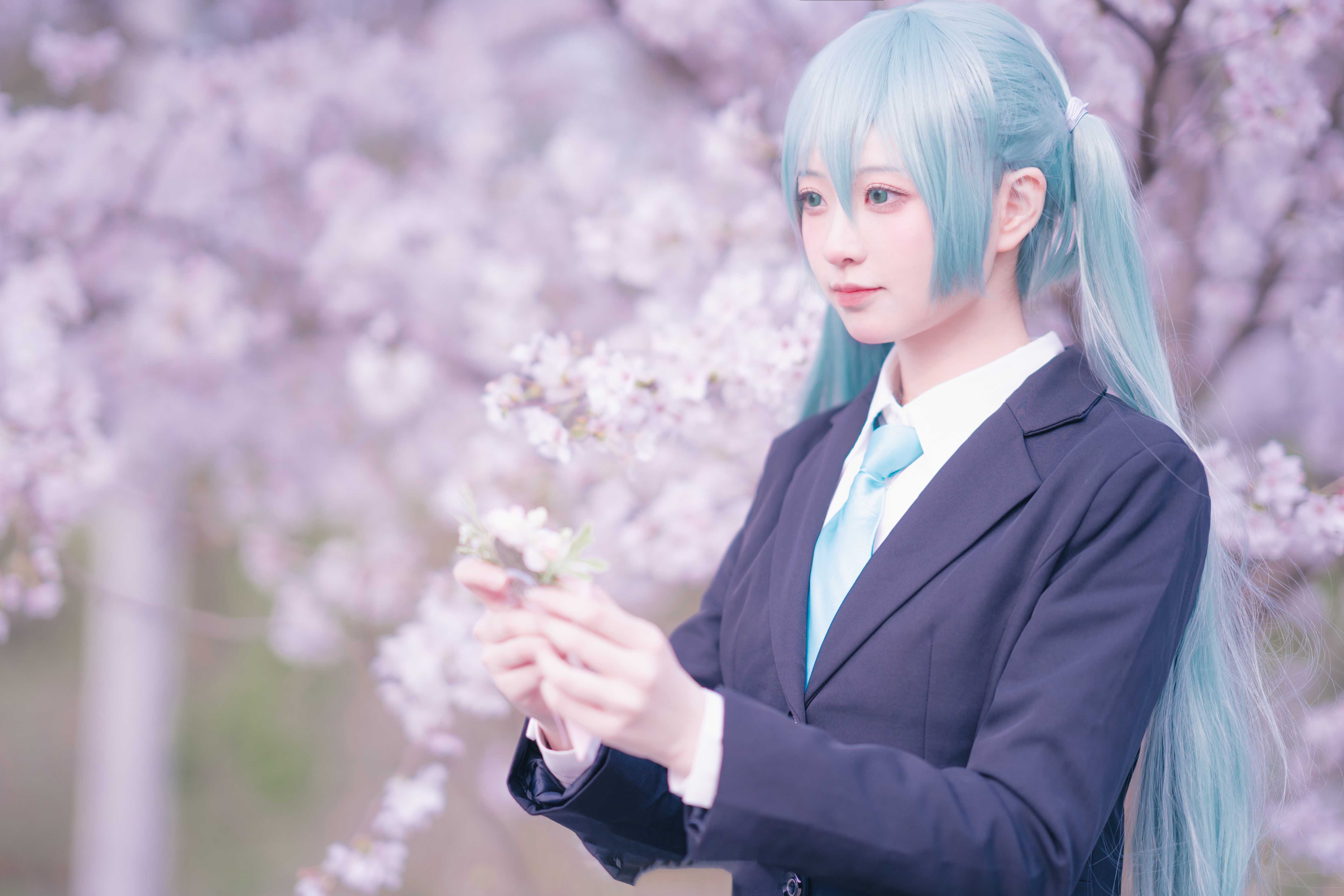 图片[2]-二次元COS分享[COSplay]初音未来  ❀～桜ノ雨～❀-二次元COS分享次元吧