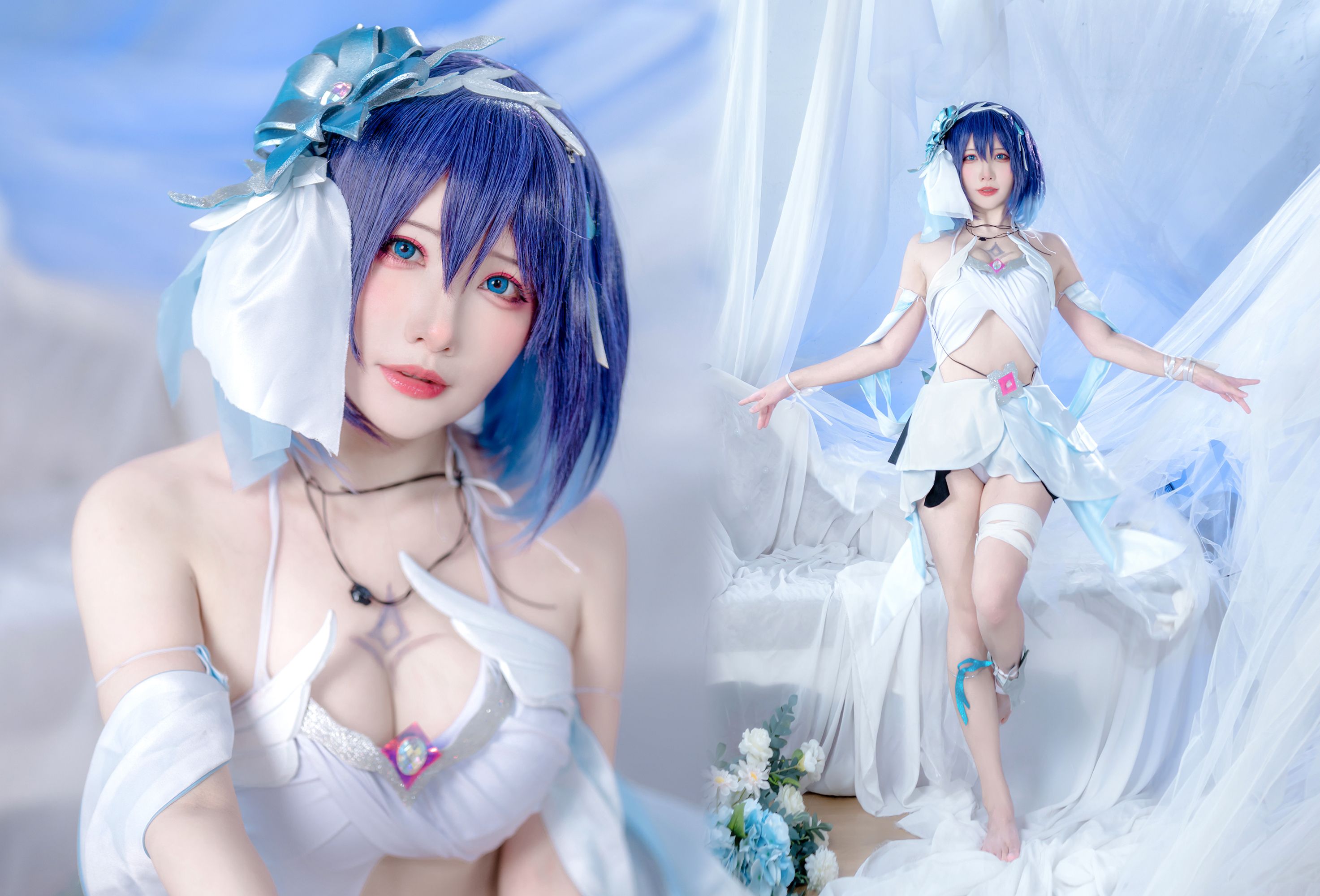 纯洁无暇的少女-二次元COS分享次元吧