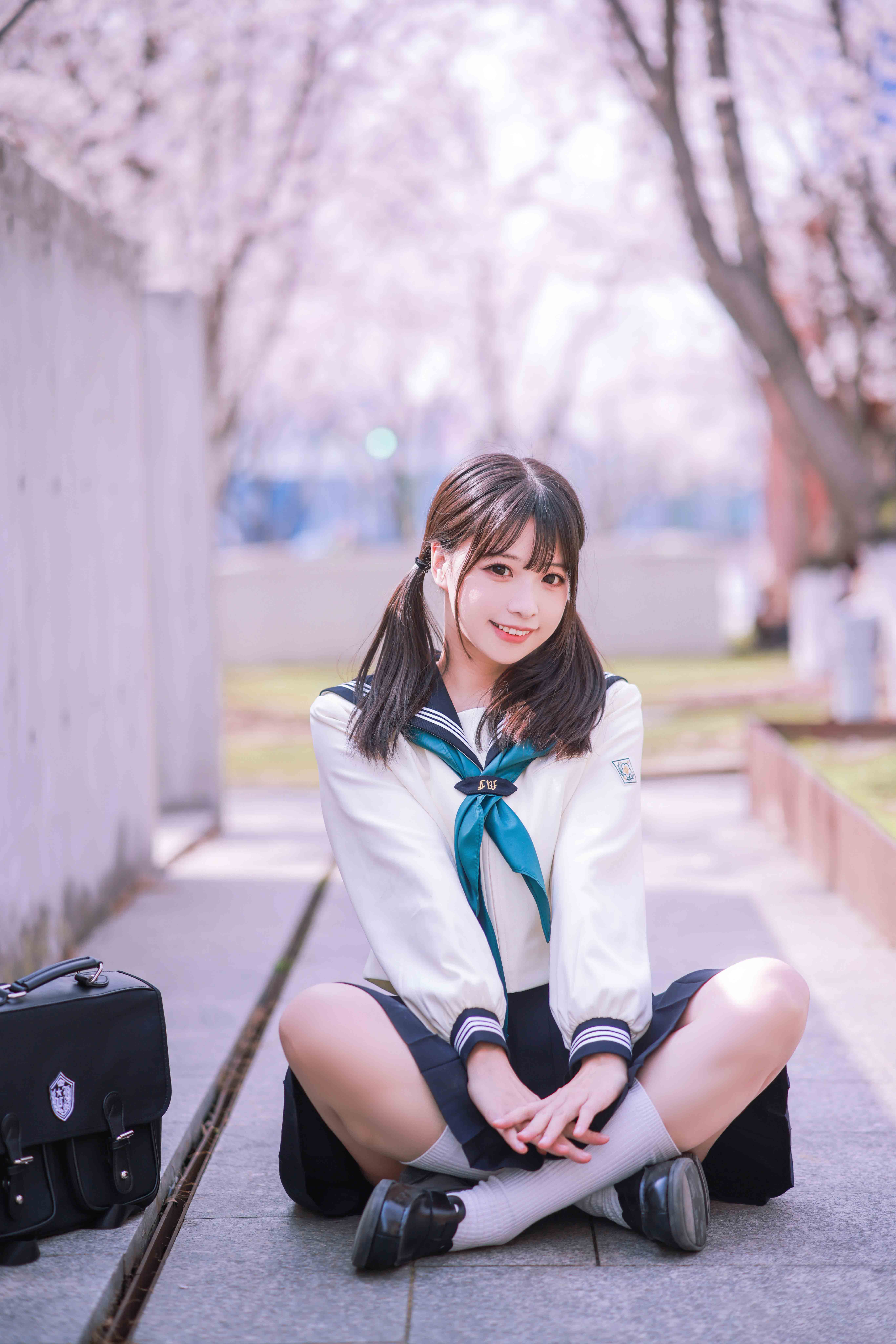 图片[2]-二次元COS分享[JK]相遇在樱花绽放的三月-二次元COS分享次元吧