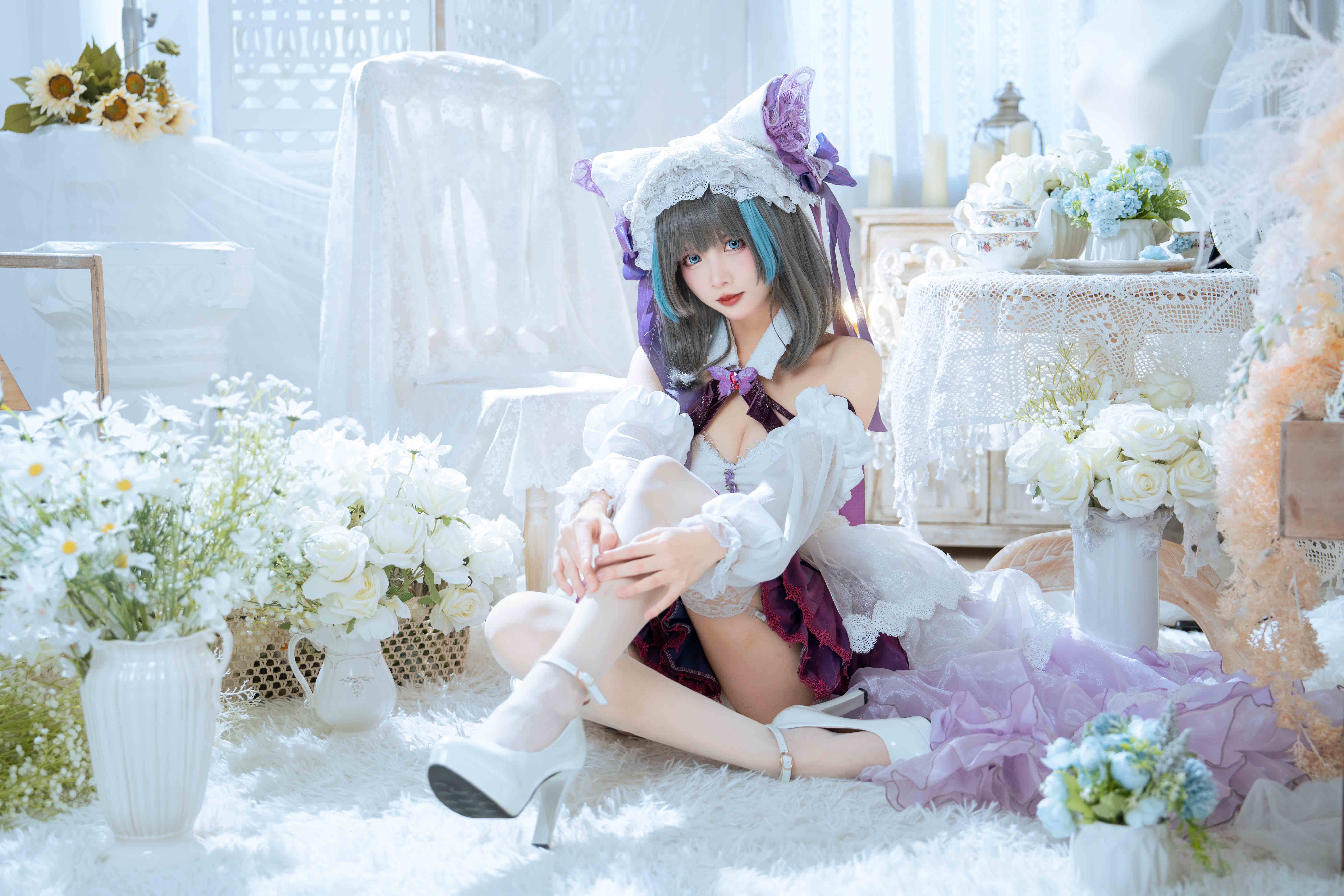 图片[6]-二次元COS分享[COSplay]亲爱的～柴郡穿紫色裙子也很好看吧-二次元COS分享次元吧