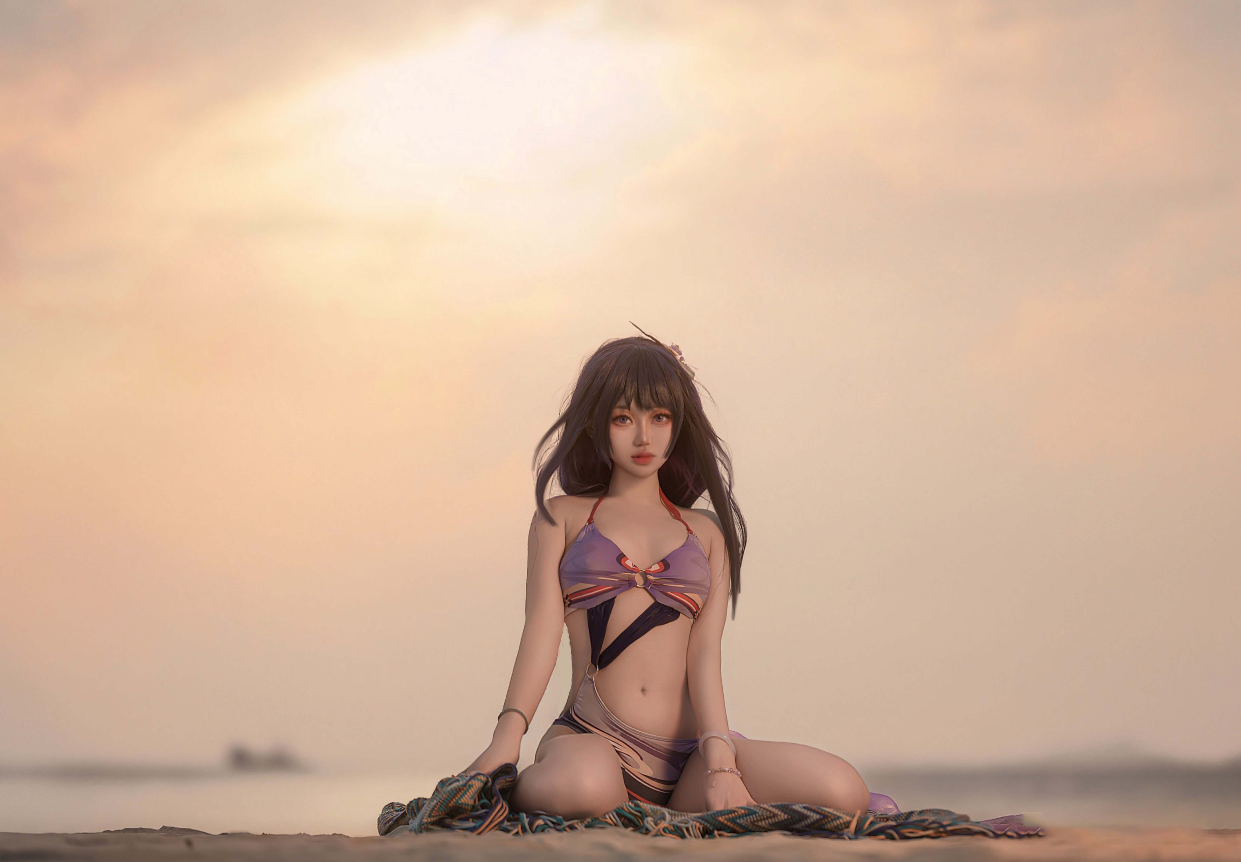 图片[2]-二次元COS分享[COSplay]雷电将军泳装~-二次元COS分享次元吧