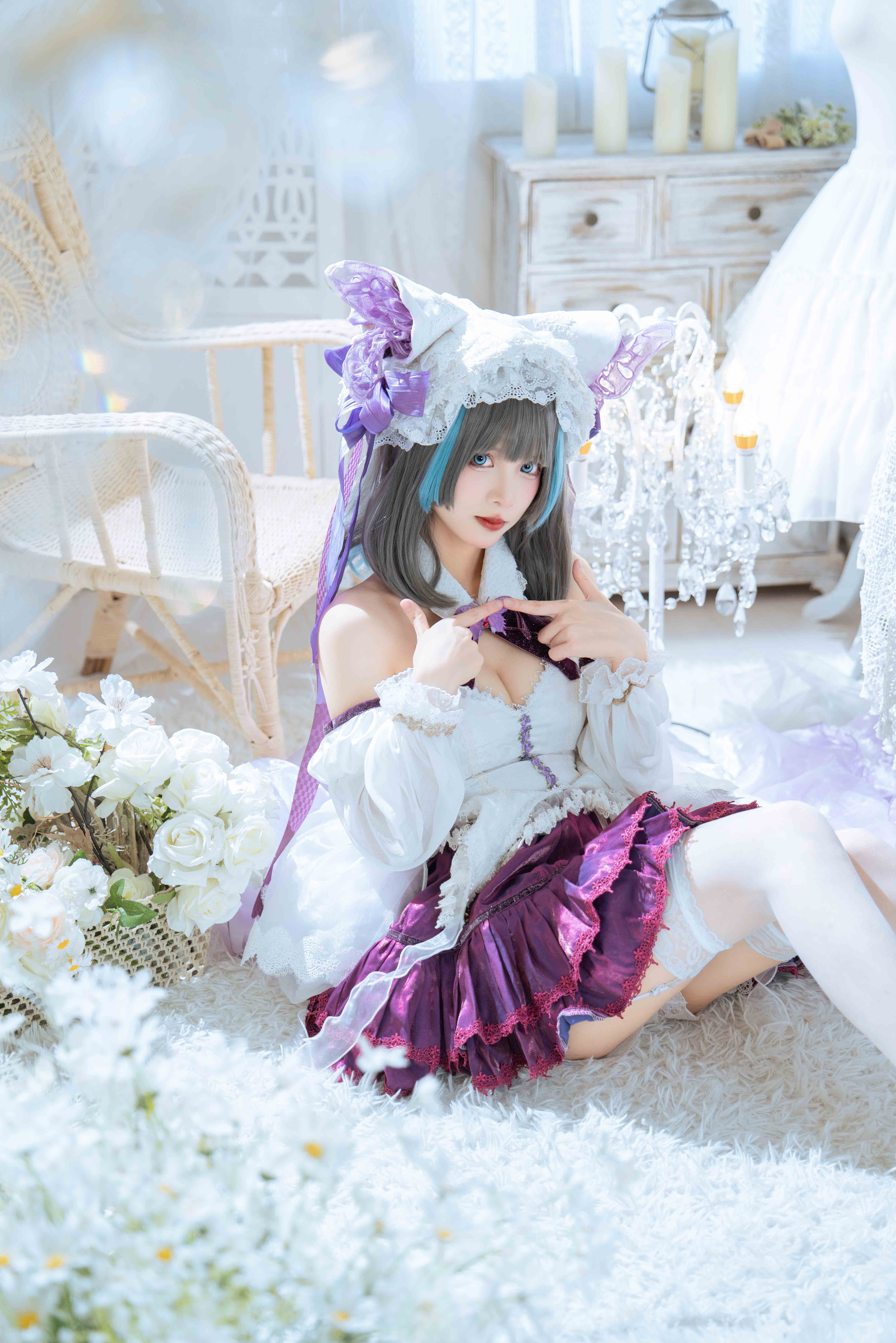 图片[13]-二次元COS分享[COSplay]亲爱的～柴郡穿紫色裙子也很好看吧-二次元COS分享次元吧