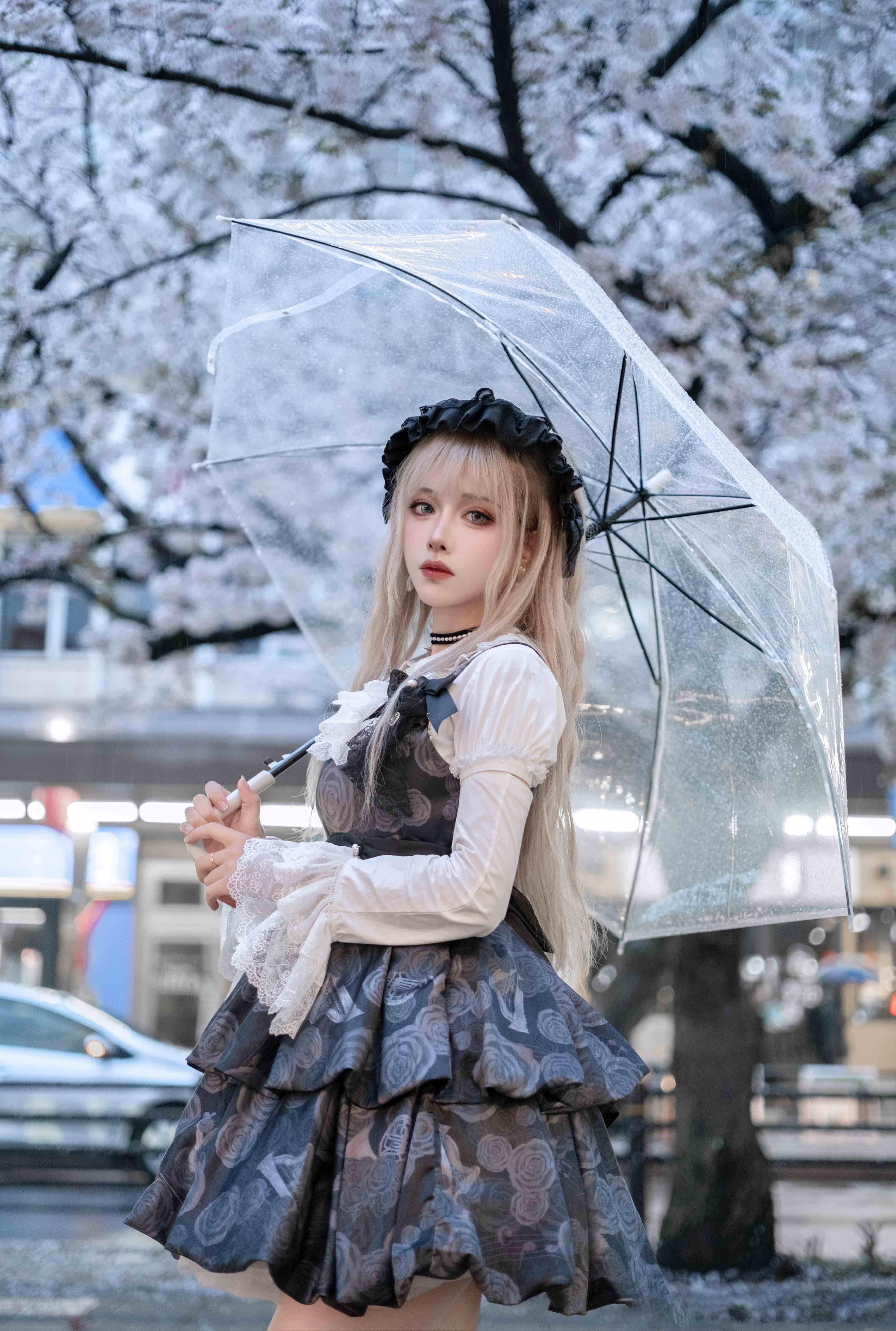 图片[1]-二次元COS分享[Lolita]遇到了一片樱花-二次元COS分享次元吧