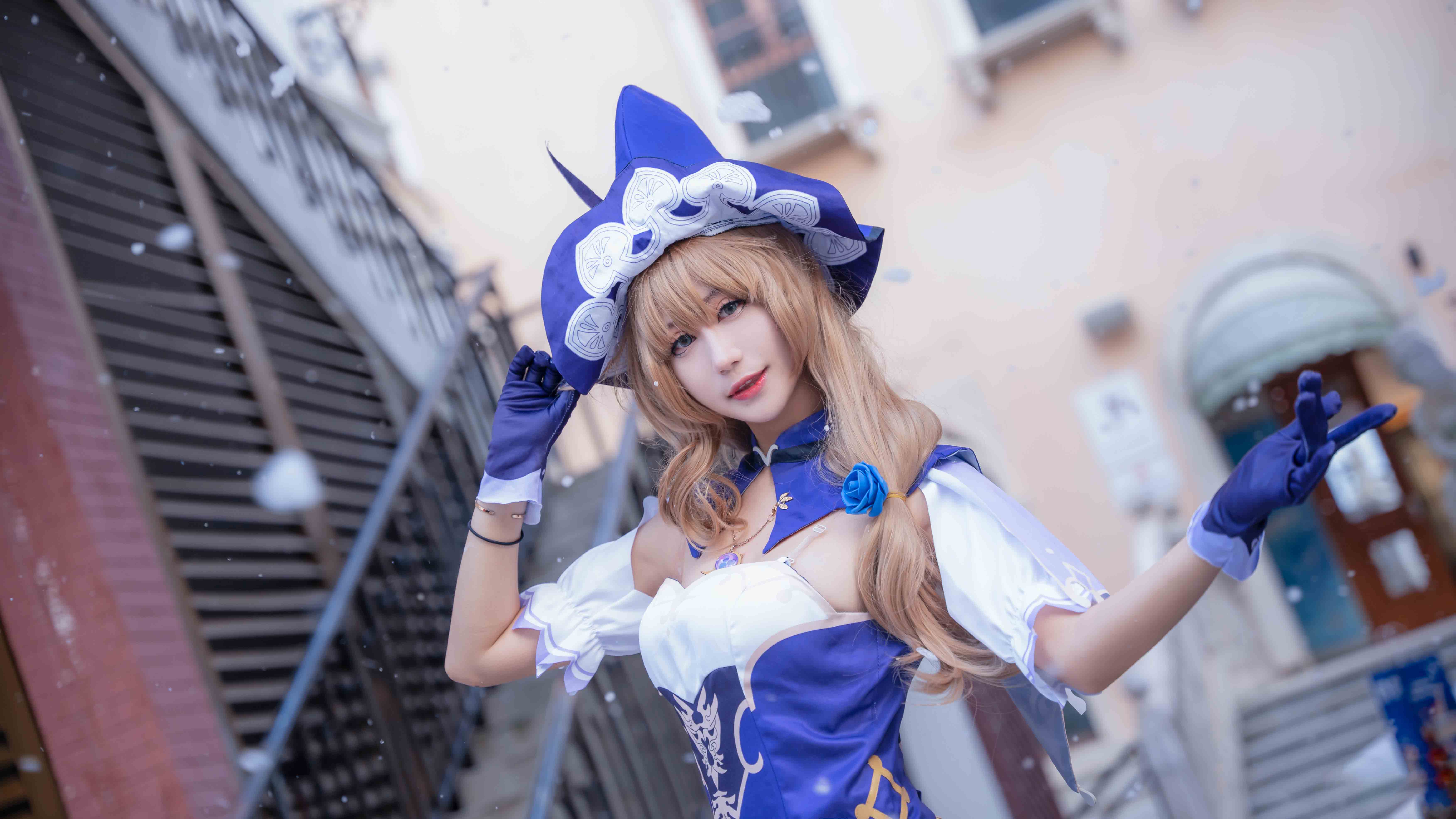 [COSplay]原神丽莎 钟情于睡眠的知性魔女-二次元COS分享次元吧