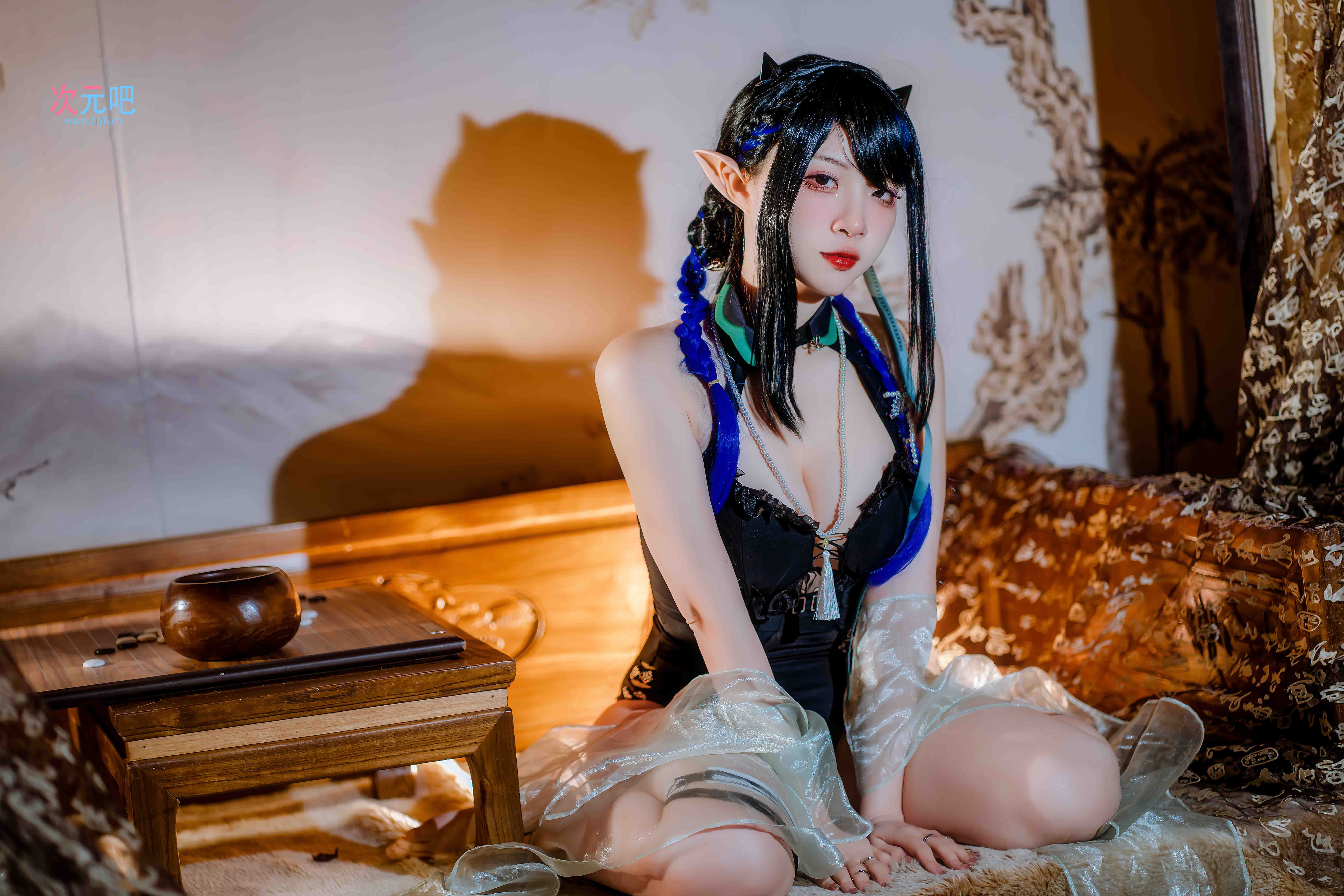 图片[2]-二次元COS分享二佐Nisa – 泰拉夏日纪事 方舟夜半泳装-二次元COS分享次元吧