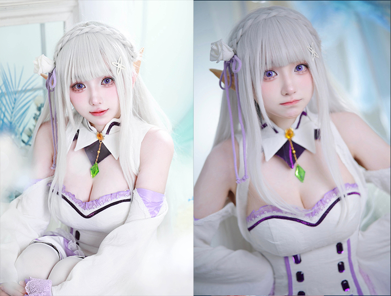 [COSplay]从零开始的异世界生活 艾米莉亚-二次元COS分享次元吧