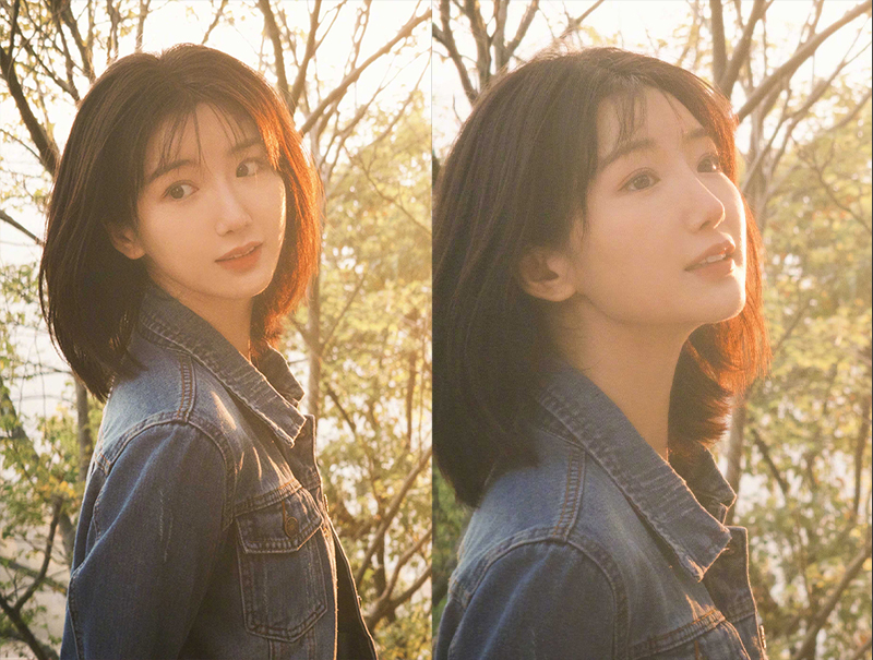 [明星写真]夕阳下的毛晓彤-二次元COS分享次元吧