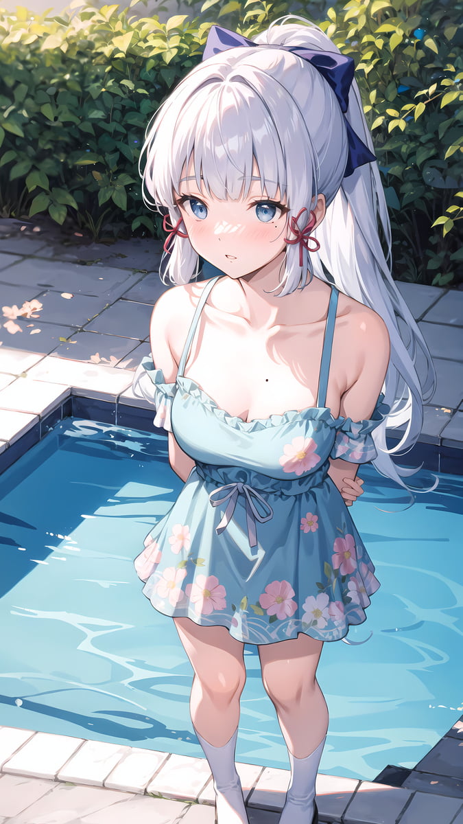 图片[1]-二次元COS分享原神 神里凌华 泳衣-二次元COS分享次元吧