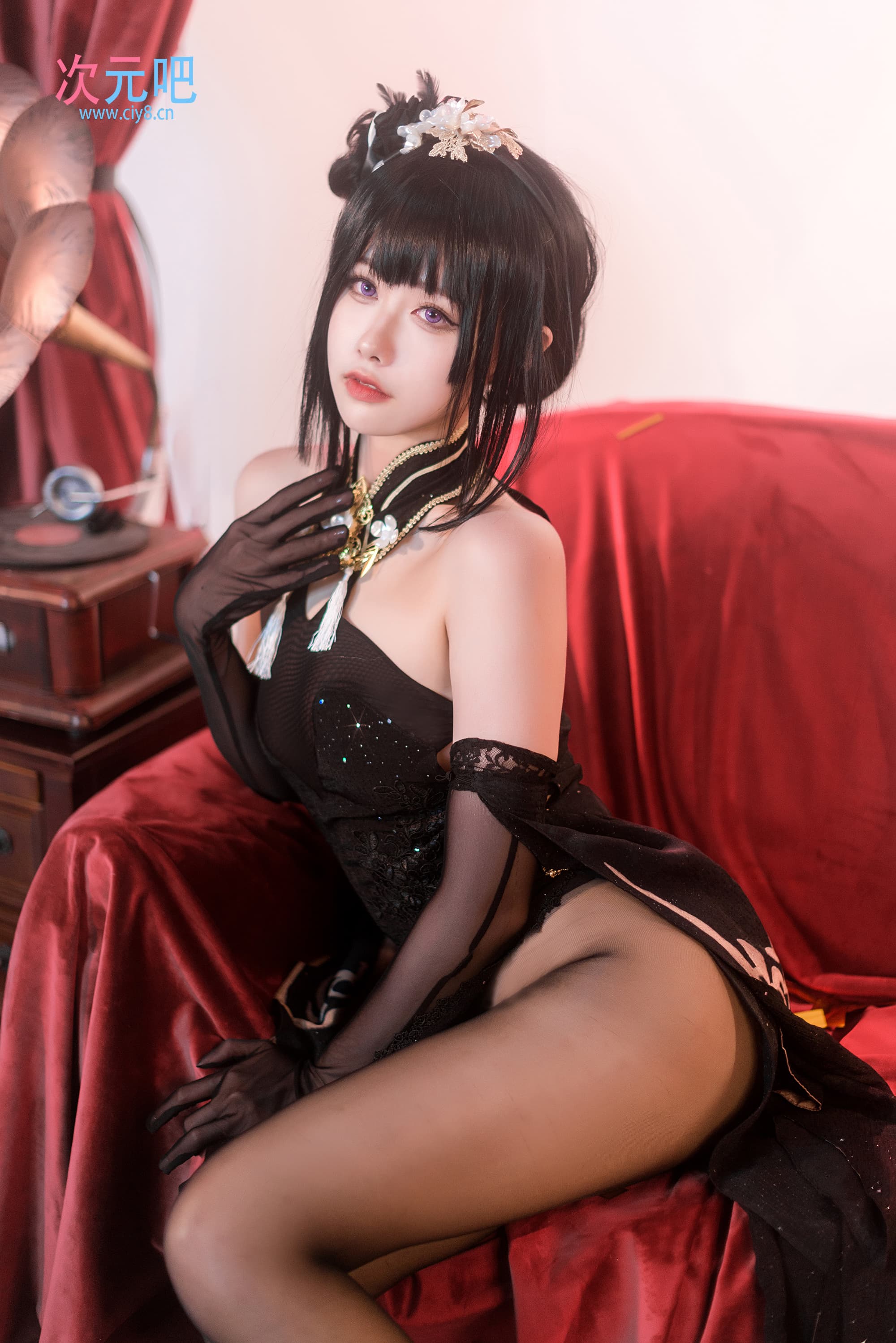 图片[2]-二次元COS分享Momoko葵葵 – 碧蓝航线镇海 奇奢花苑-二次元COS分享次元吧