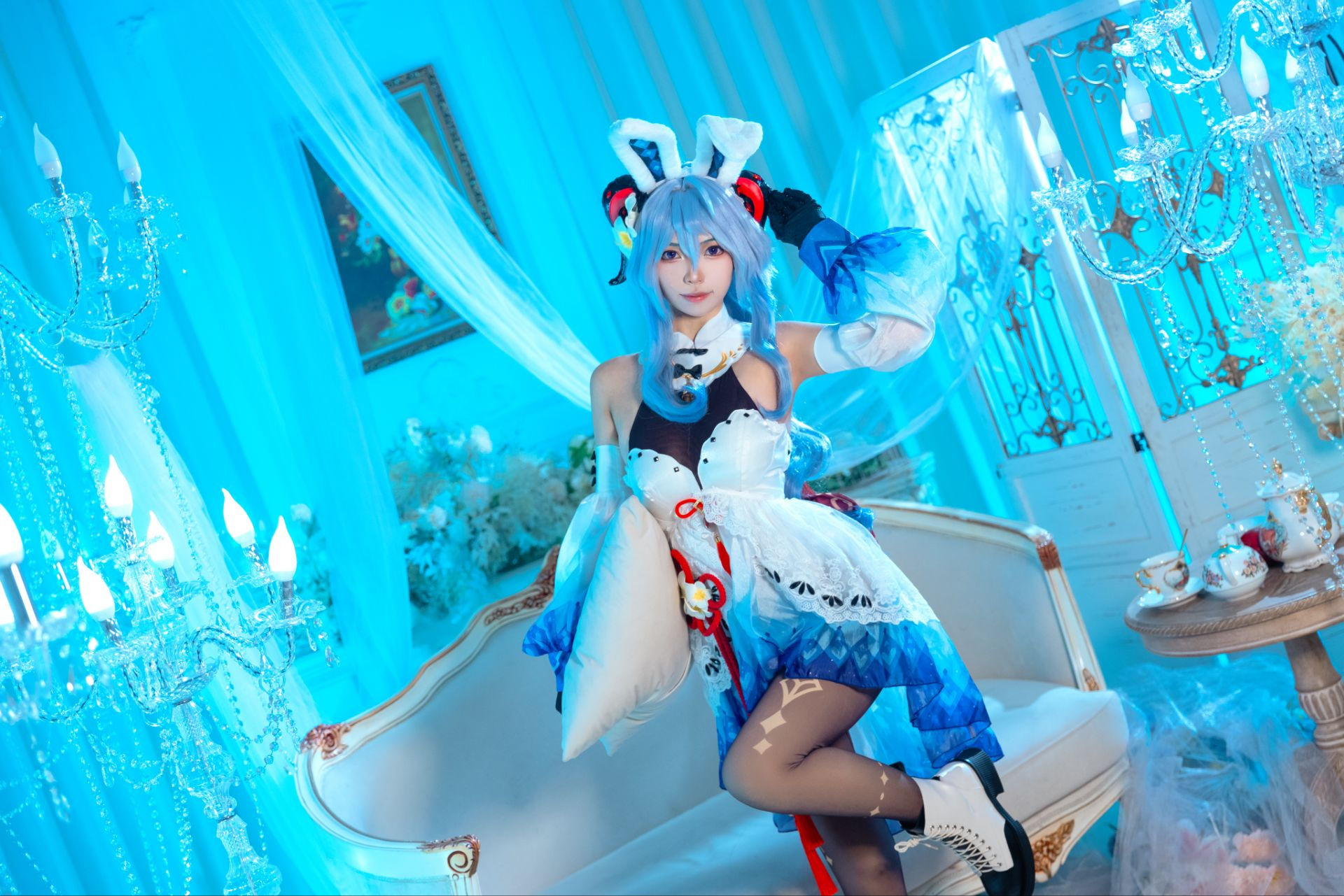 图片[2]-二次元COS分享[COSplay]原神 甘雨兔兔-二次元COS分享次元吧
