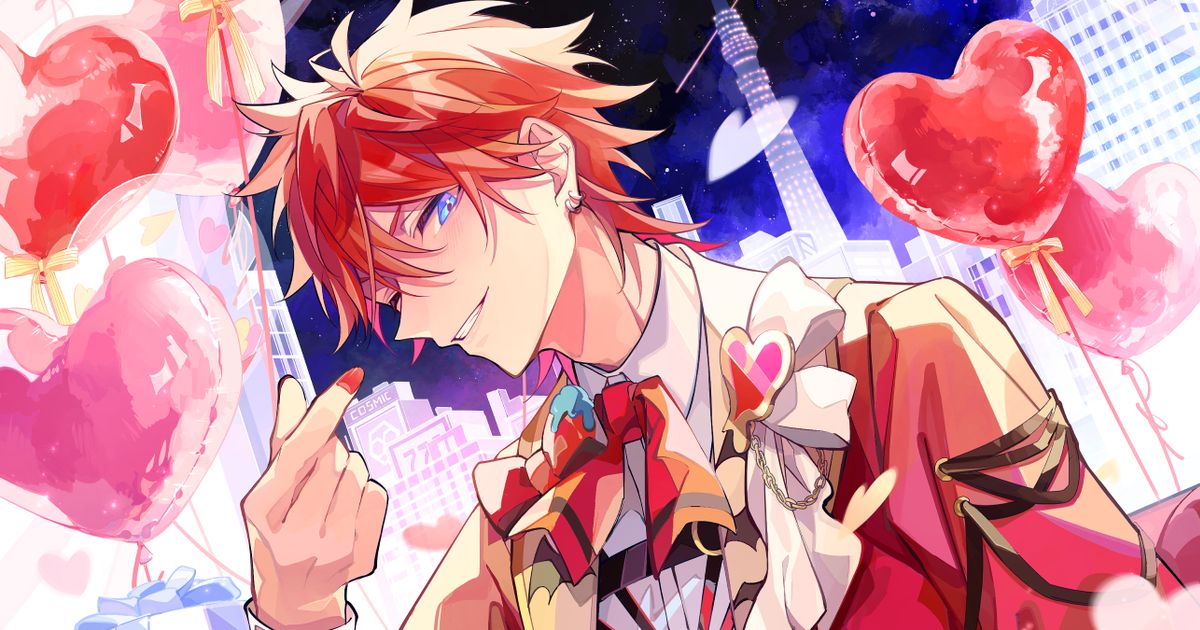 [P站插画]热情的颜色 - 红发男子插画特辑 --二次元COS分享次元吧